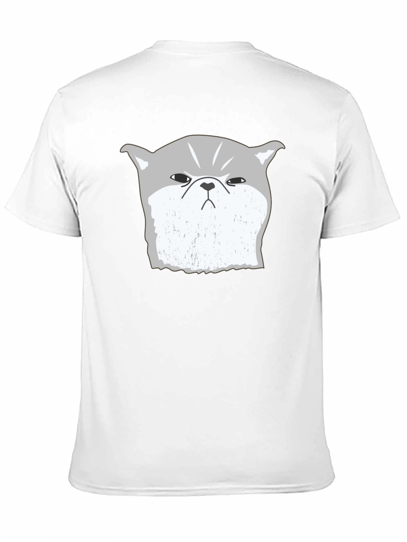 Grumpy Cat Graphic Tee - Black Cotton Blend T-Shirt