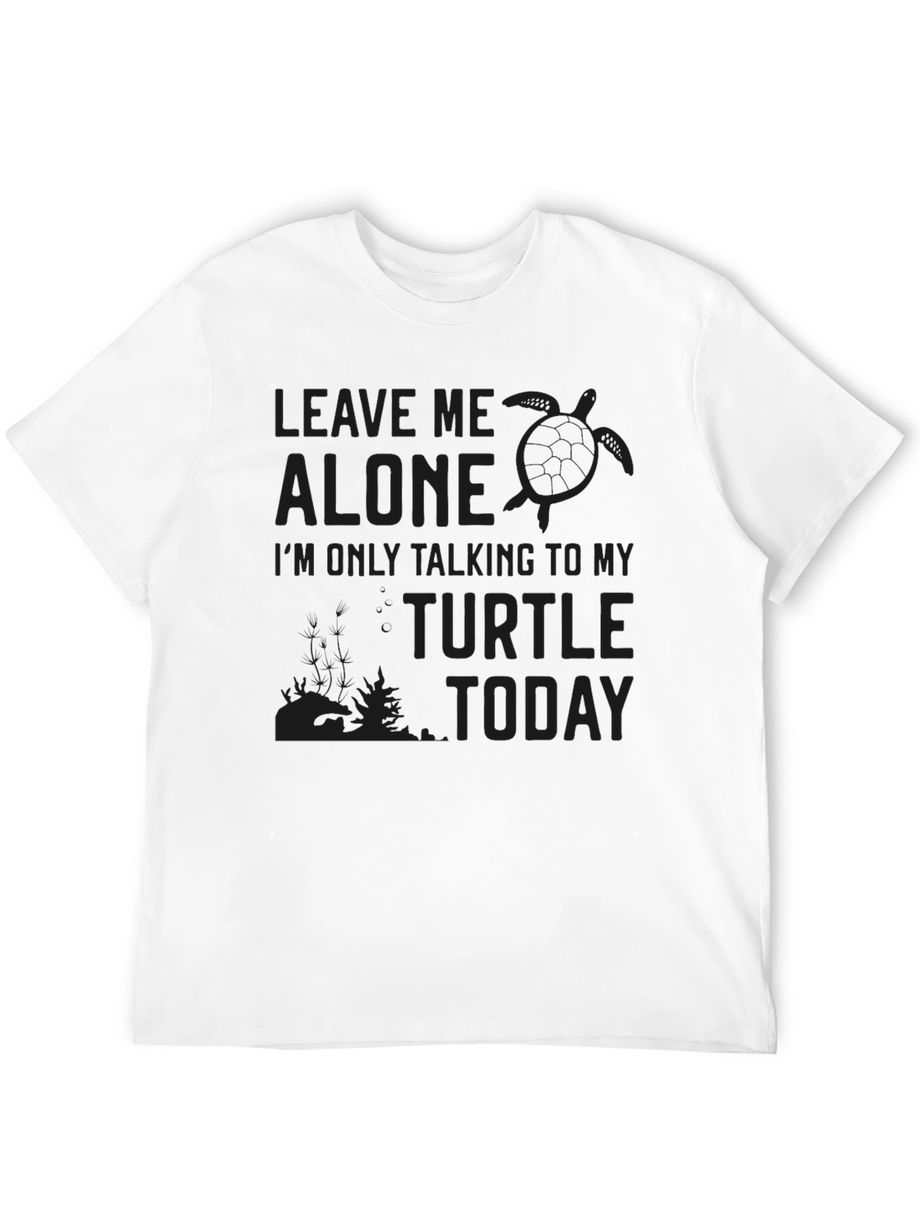 Funny Turtle Graphic T-Shirt - Leave Me Alone Tee