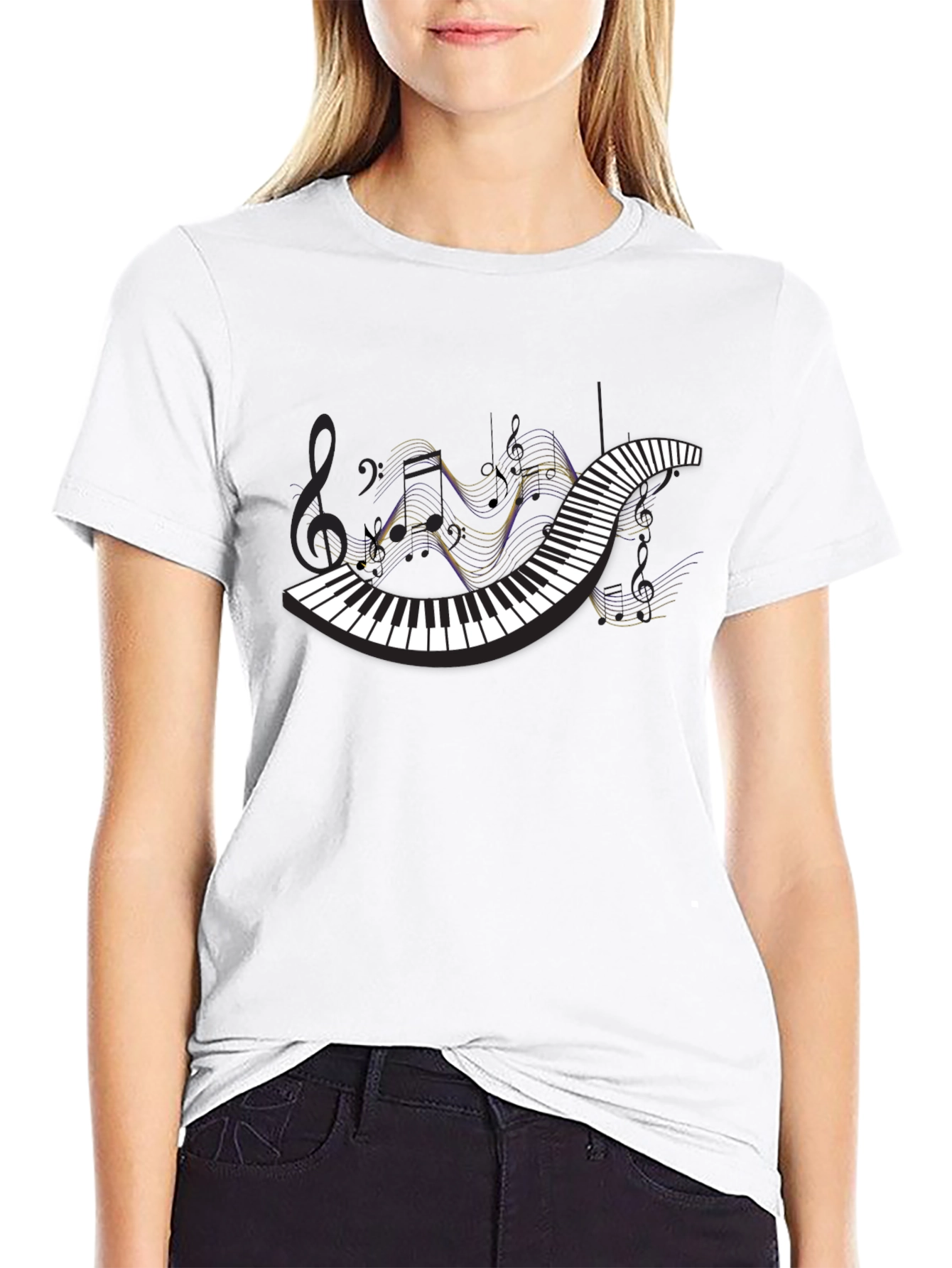 Musical Piano Keys T-Shirt
