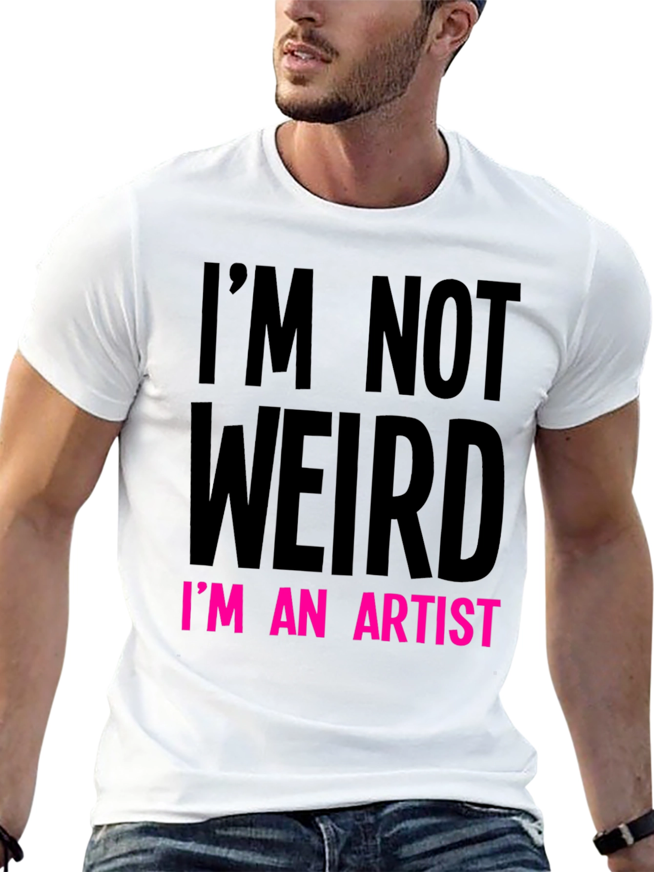 Im Not Weird Im an Artist Graphic Tee