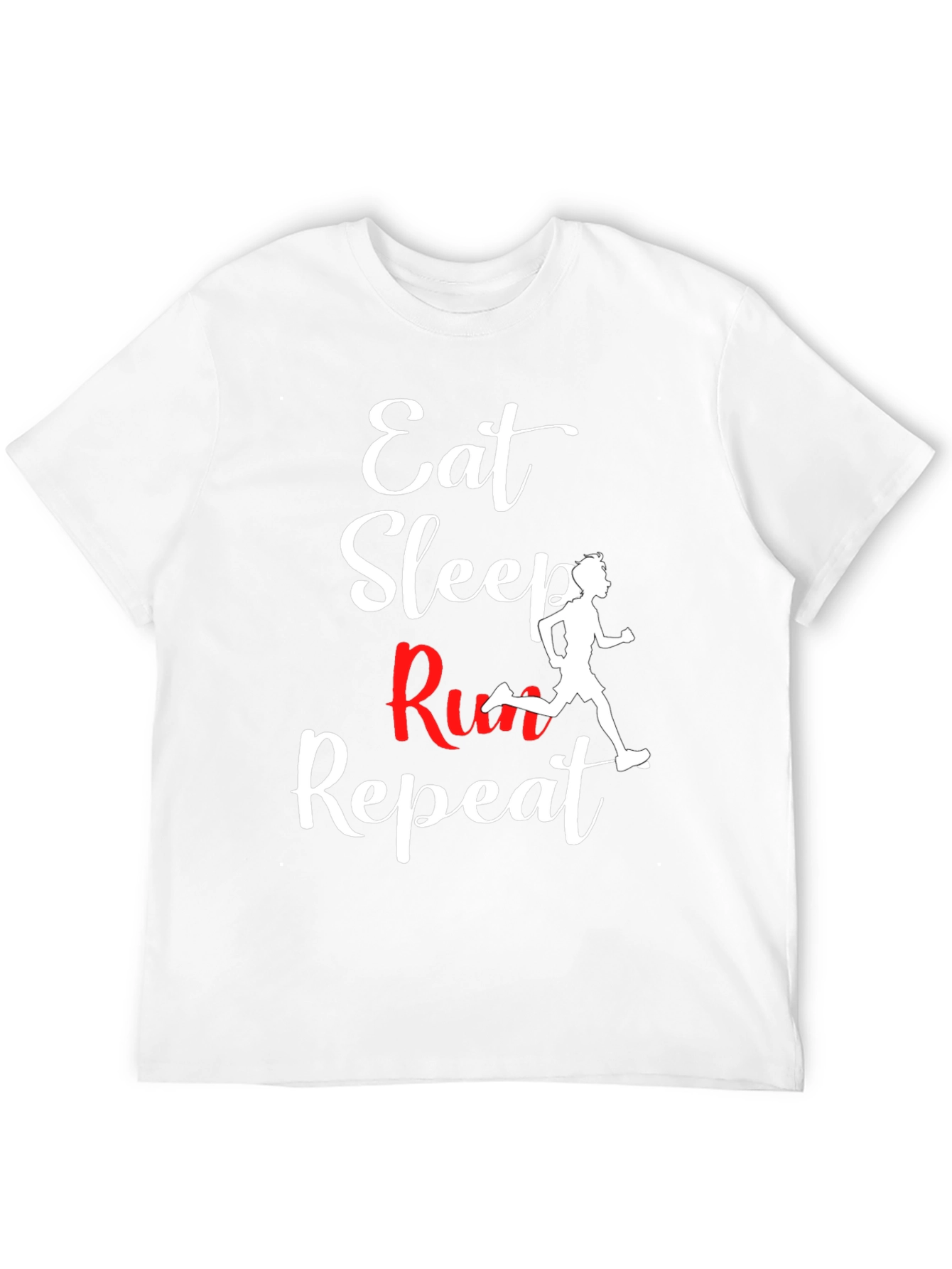 Eat Sleep Run Repeat Graphic Tee