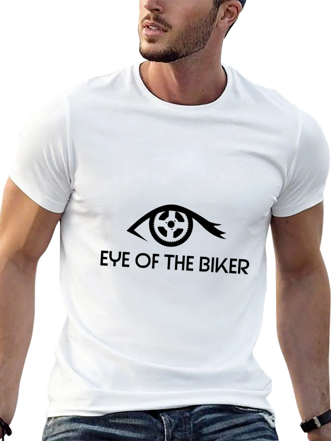 Eye of the Biker Black T-Shirt