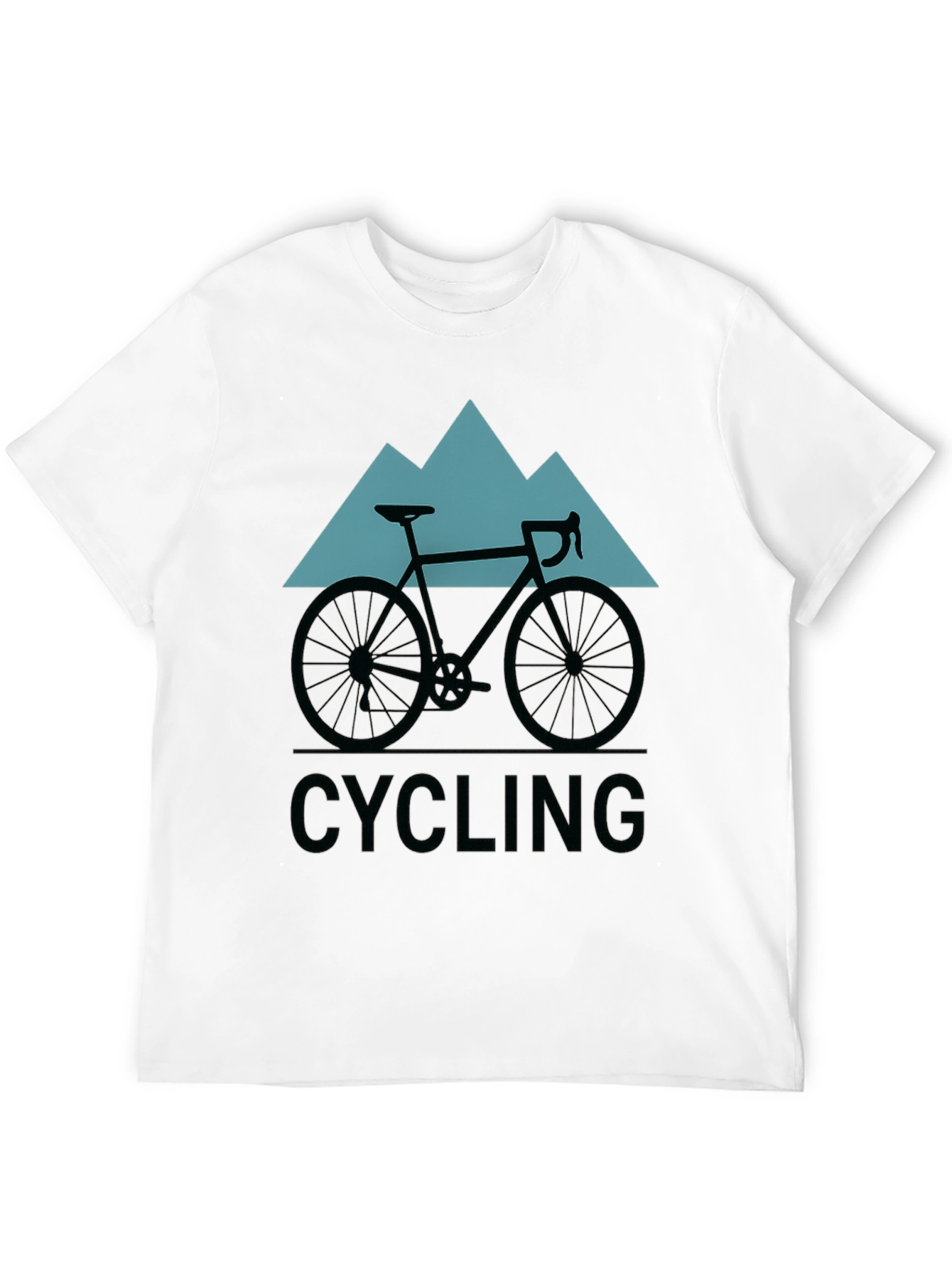 Cycling Mountain Graphic T-Shirt