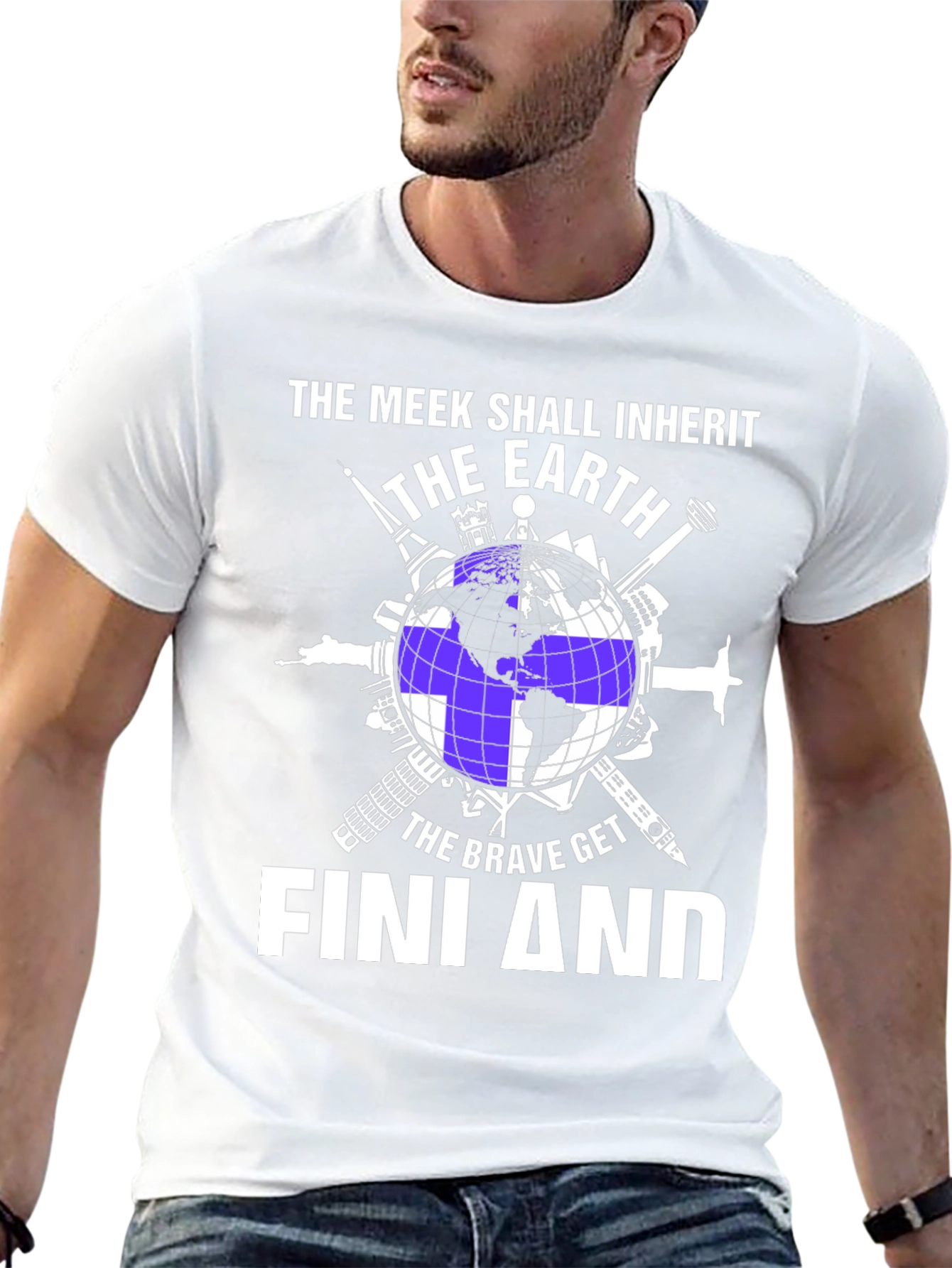 The Meek Shall Inherit Earth Finland T-Shirt