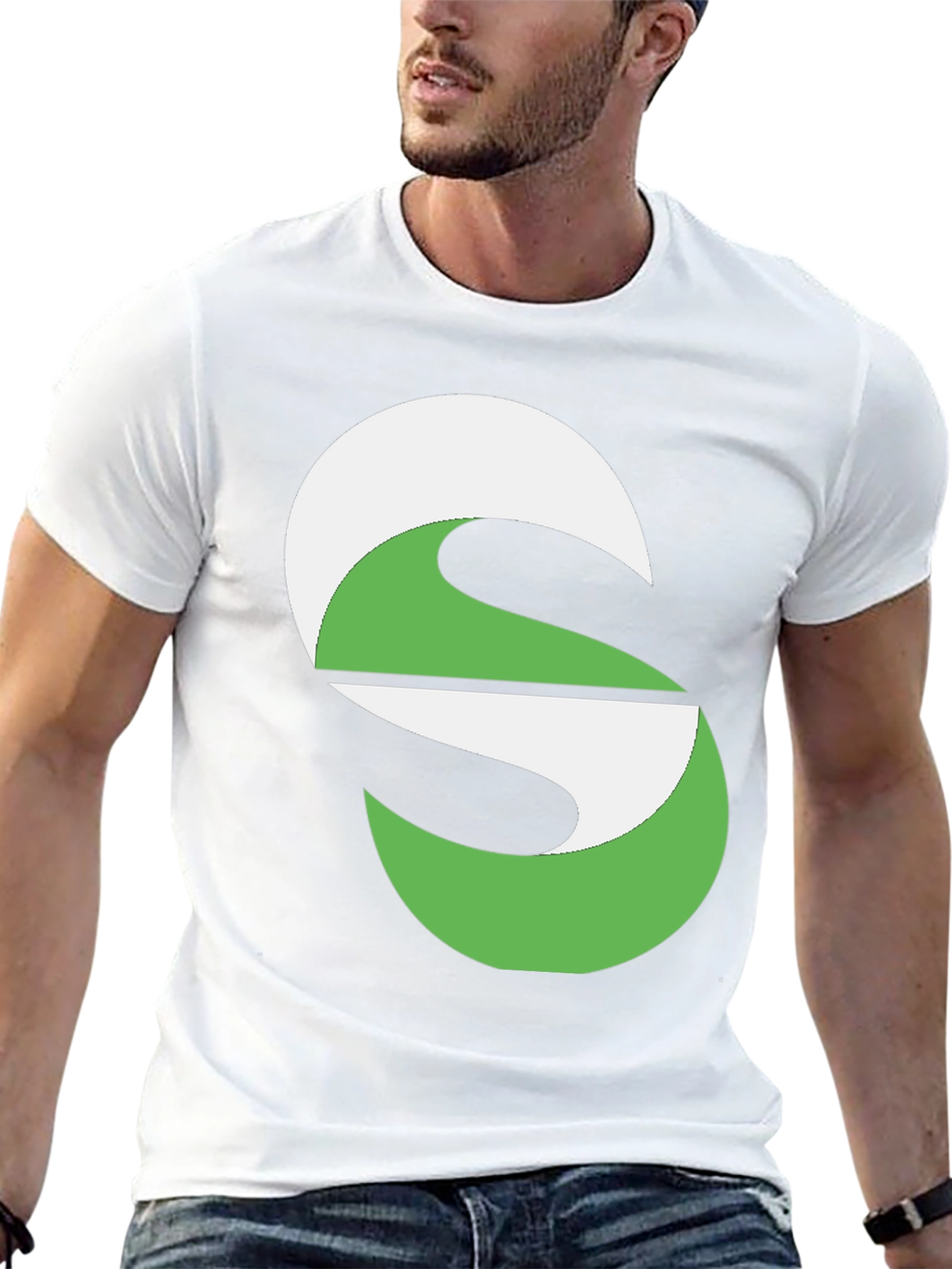 Modern Graphic Tee - Abstract S Design
