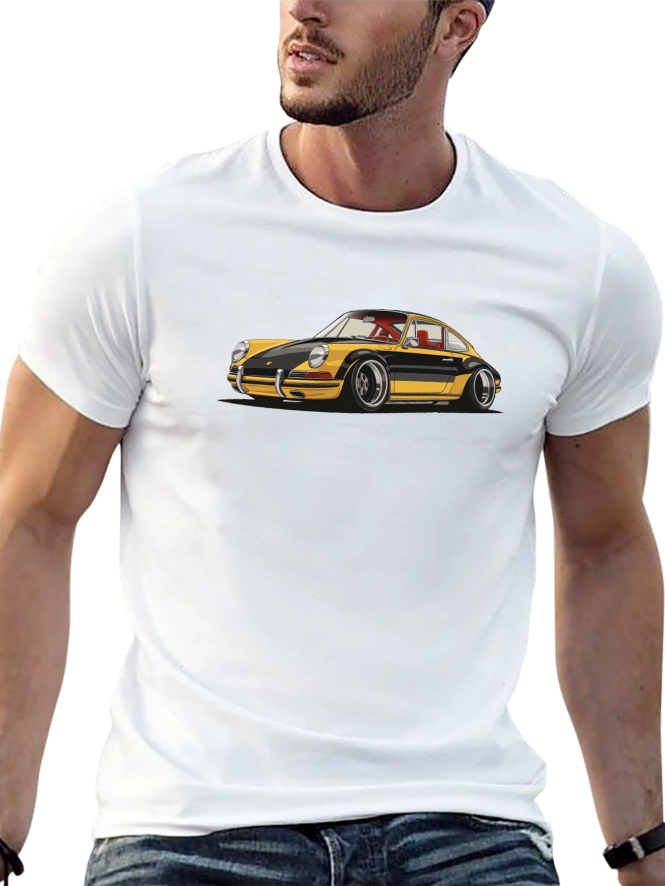 Porsche 911 T-Shirt - Retro Car Graphic Tee