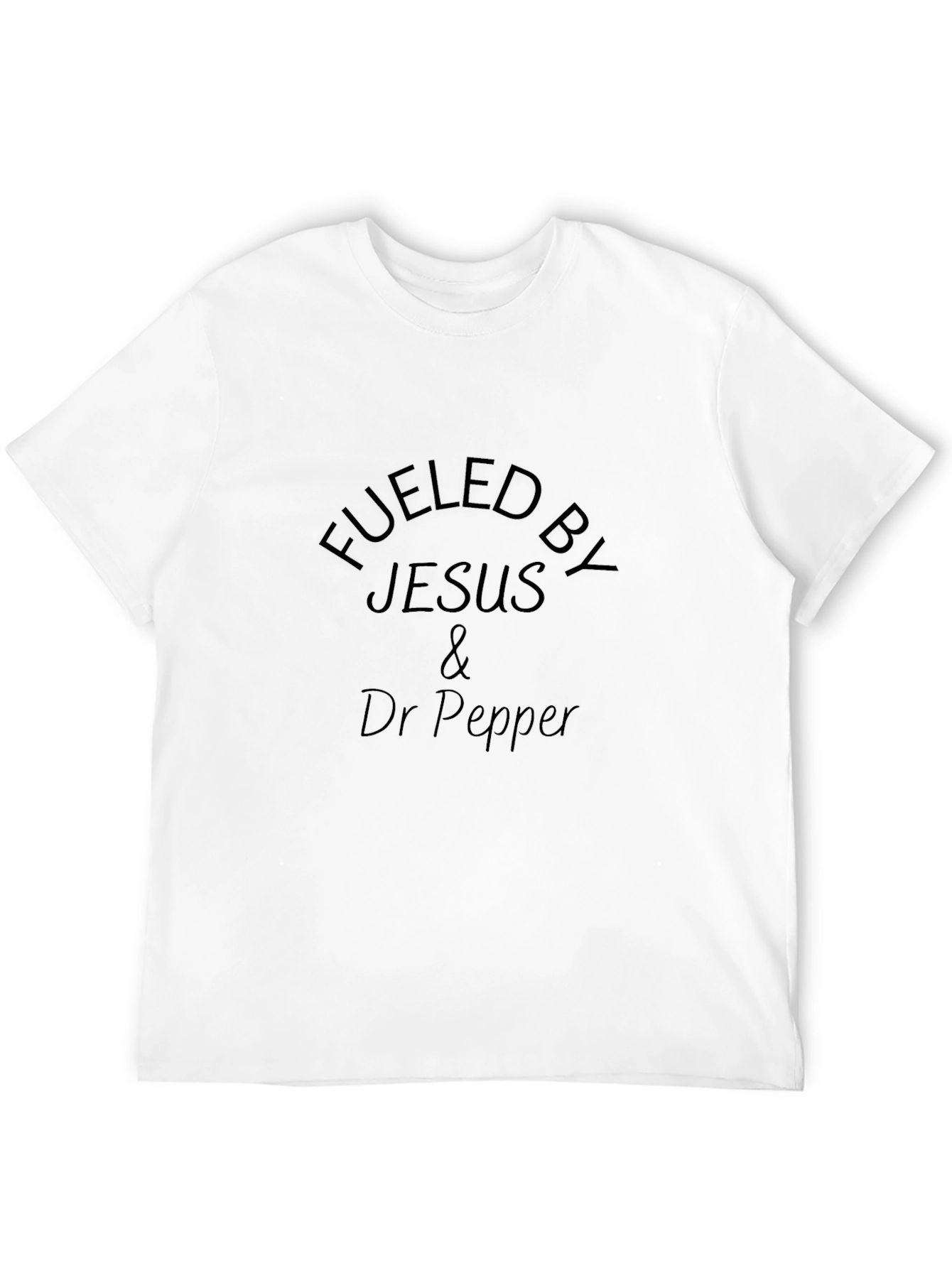 Fueled by Jesus & Dr Pepper Graphic T-Shirt