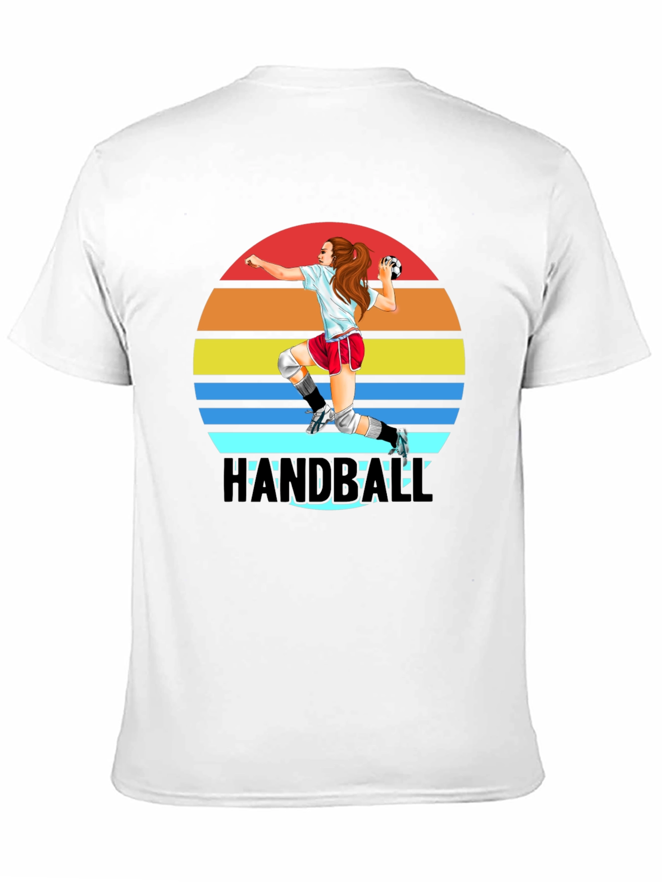 Handball Player Graphic T-Shirt