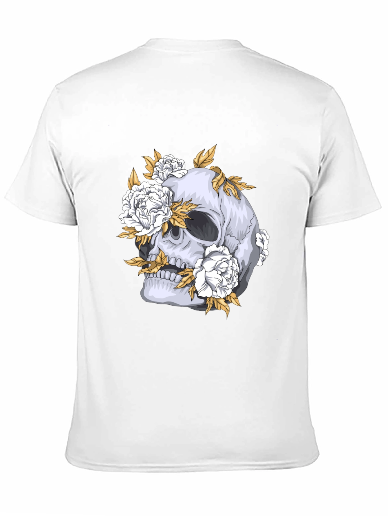 Skull & Floral Graphic Tee