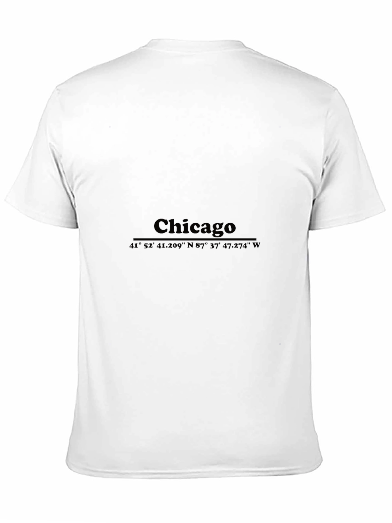 Chicago Coordinates Graphic T-Shirt
