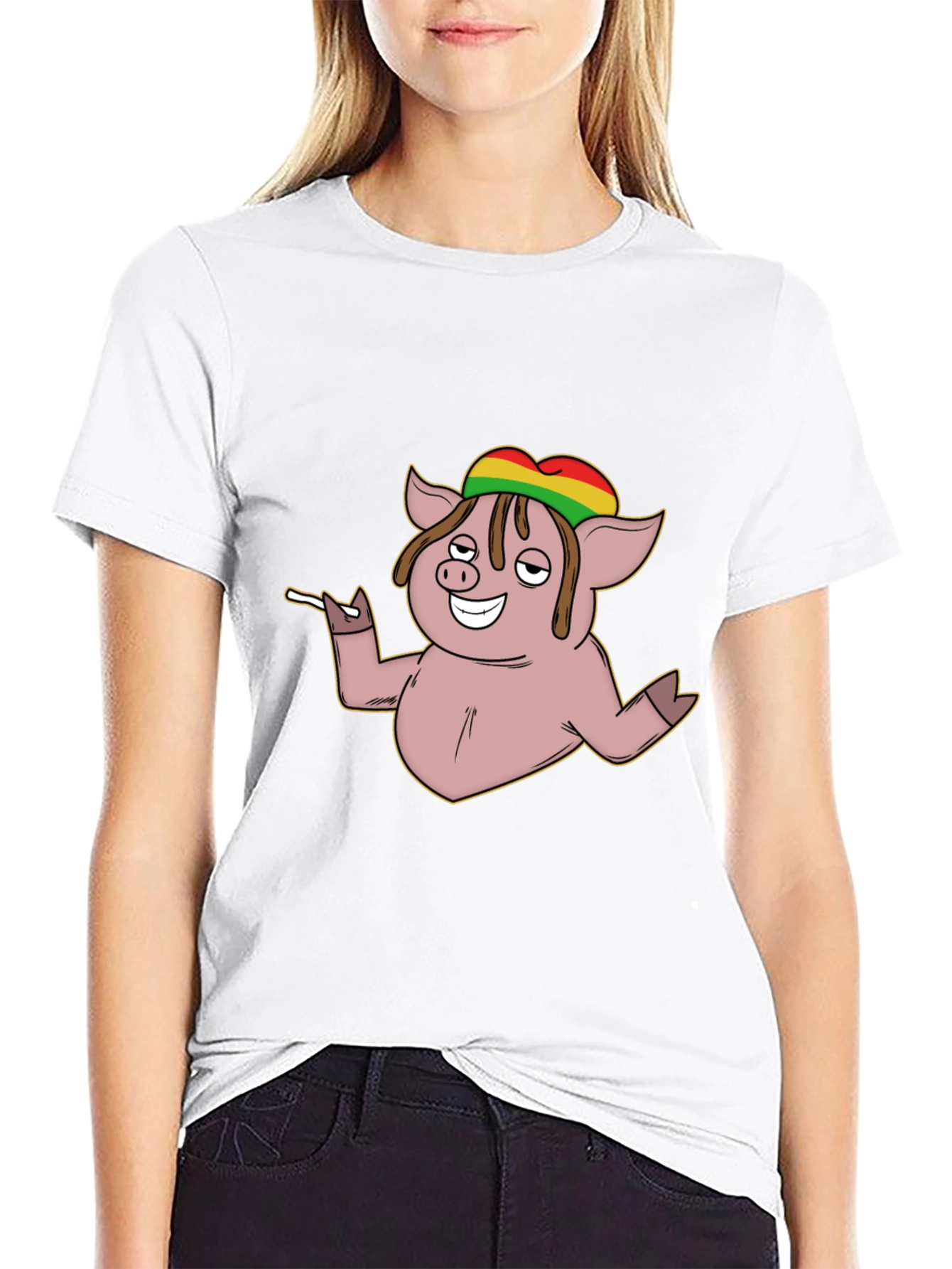 Rasta Pig T-Shirt - Reggae Vibes