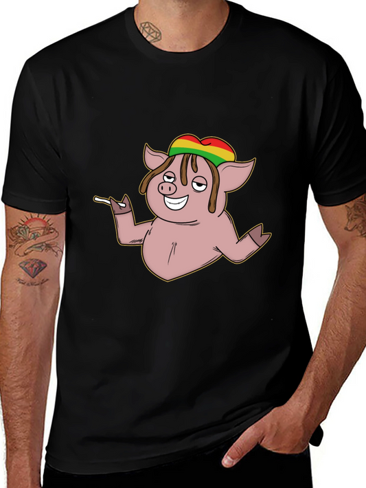 Rasta Pig T-Shirt - Reggae Vibes