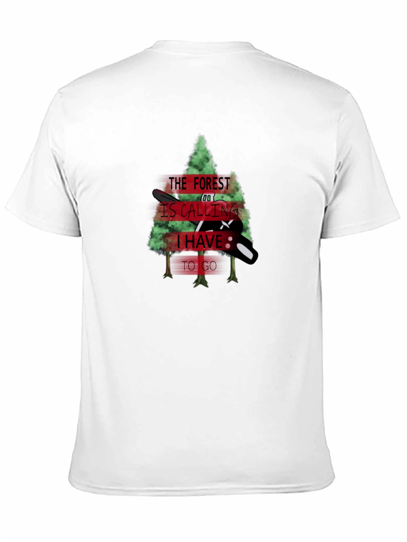 Forest Calling Black T-Shirt