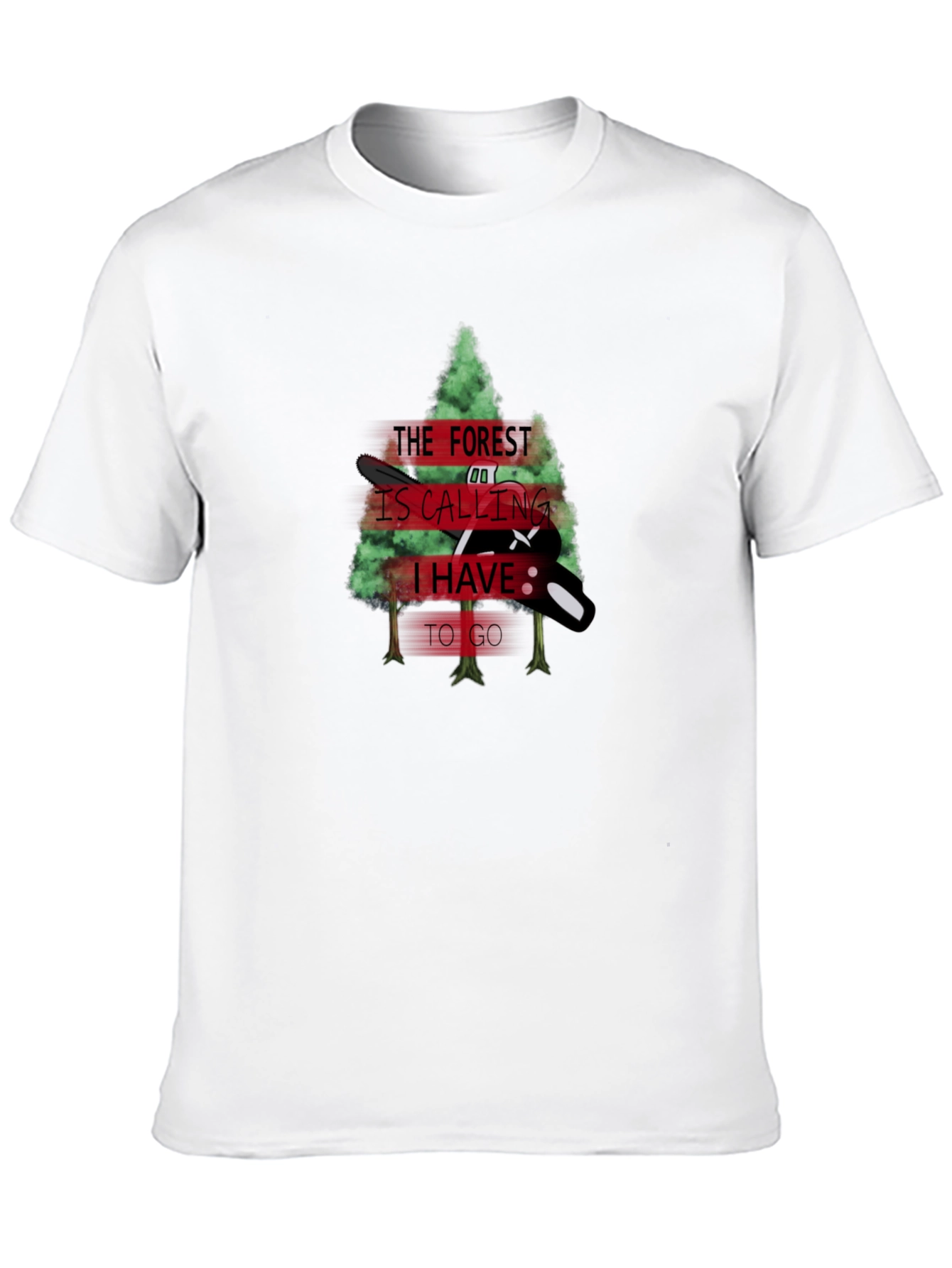 Forest Calling Black T-Shirt