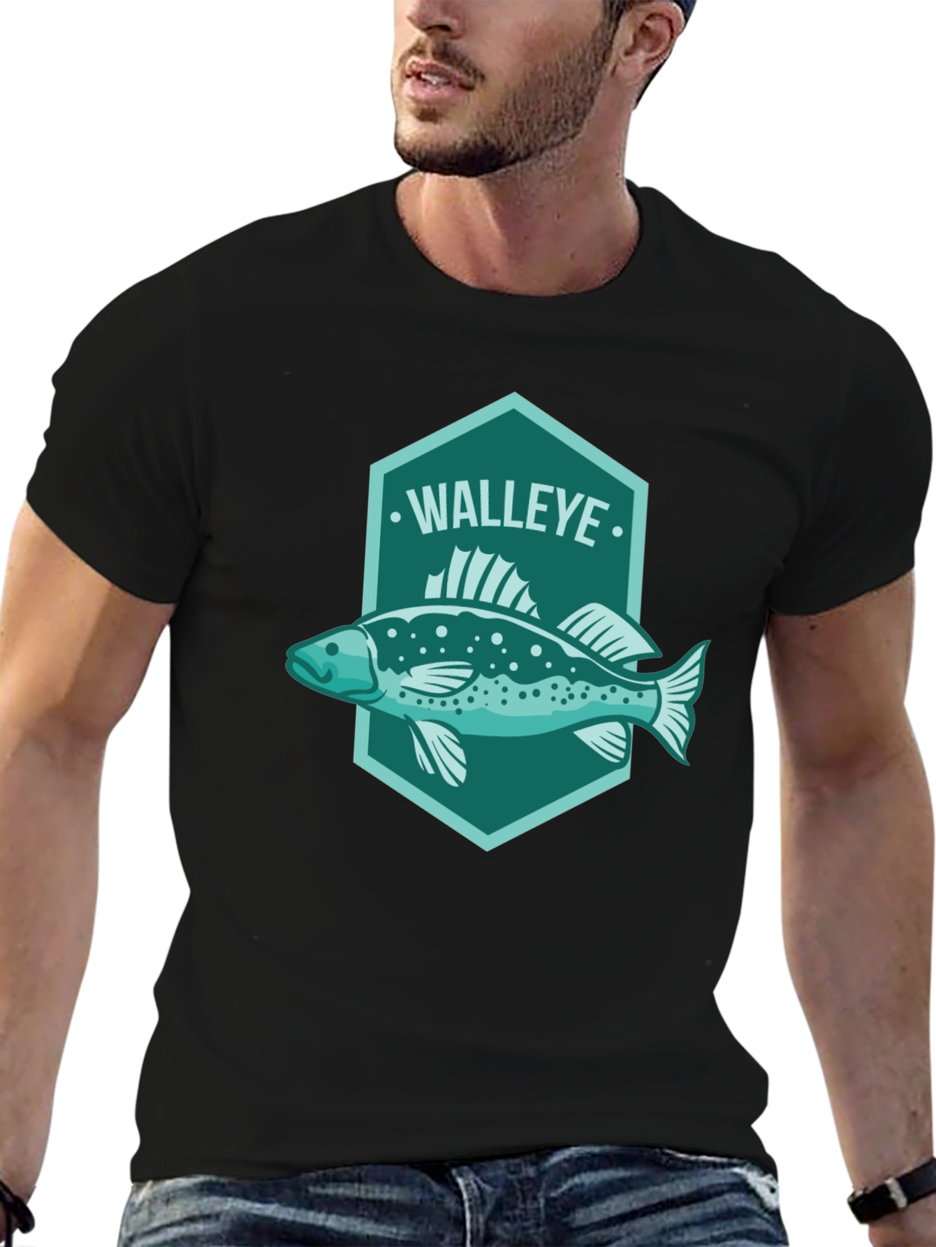 Walleye Fish Graphic Tee - Anglers Choice!