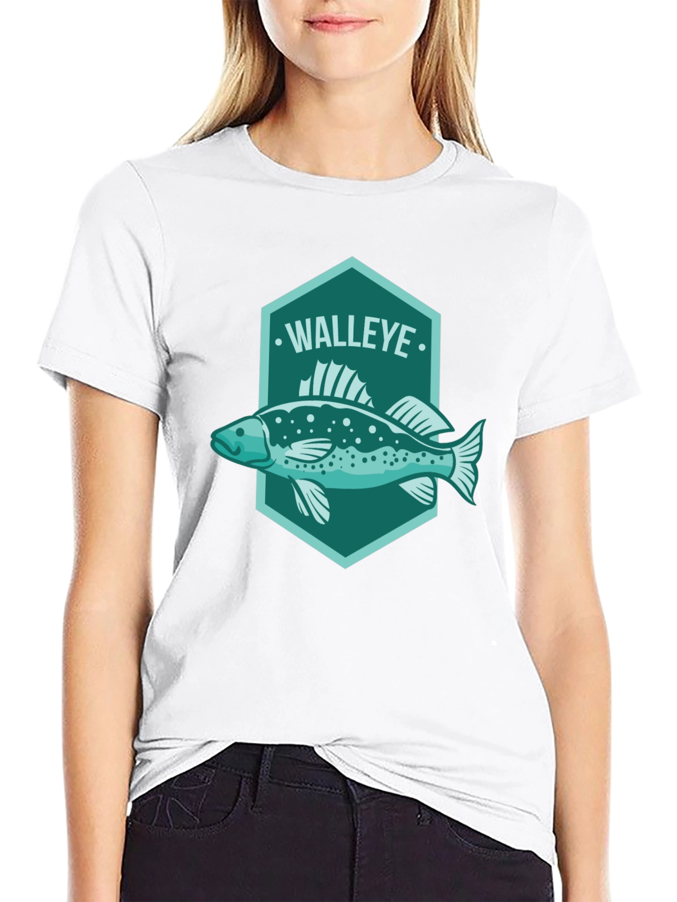 Walleye Fish Graphic Tee - Anglers Choice!