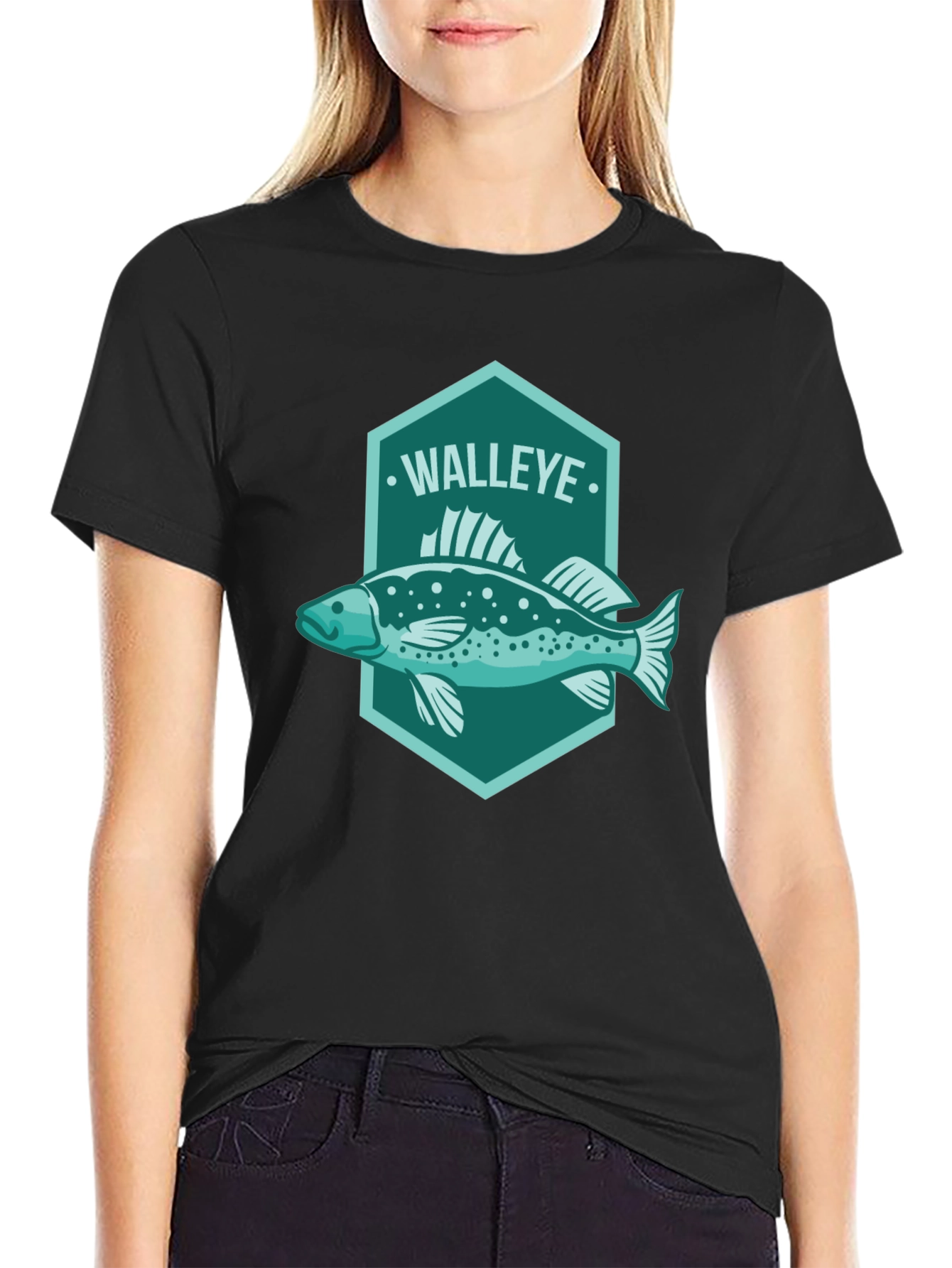 Walleye Fish Graphic Tee - Anglers Choice!