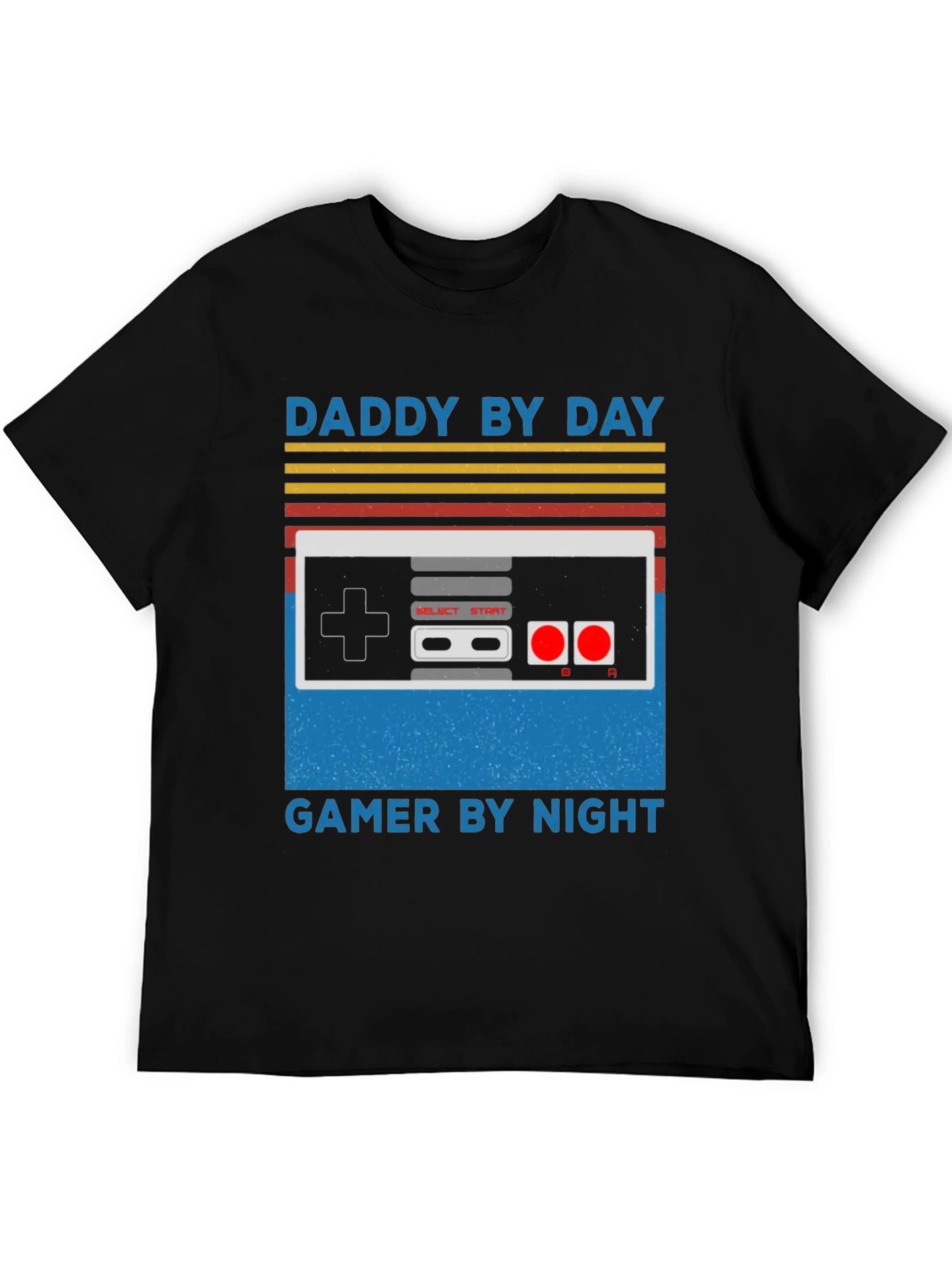 Daddy By Day Gamer By Night Graphic Tee