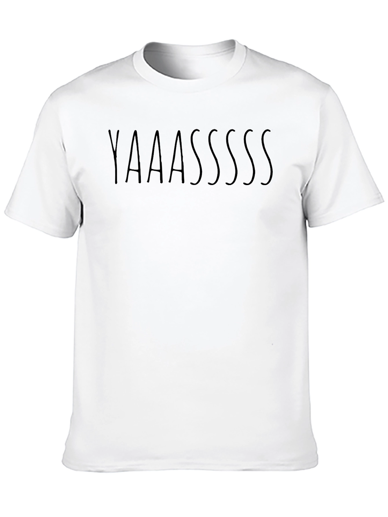 Yaaasssss Graphic Tee - Stylish Casual Comfort