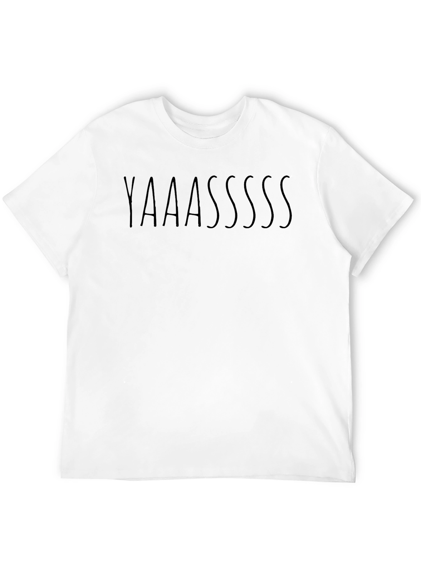 Yaaasssss Graphic Tee - Stylish Casual Comfort