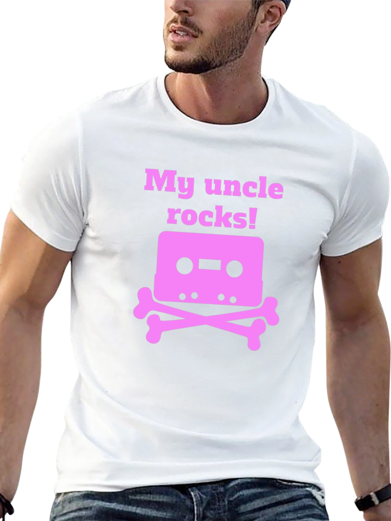 My Uncle Rocks! Cassette Tape T-Shirt