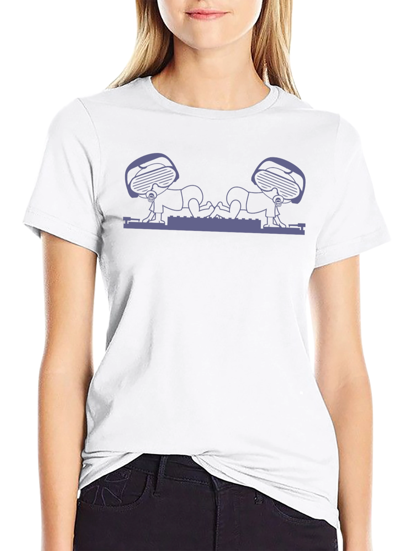 Robo-Baby Graphic Tee - Black