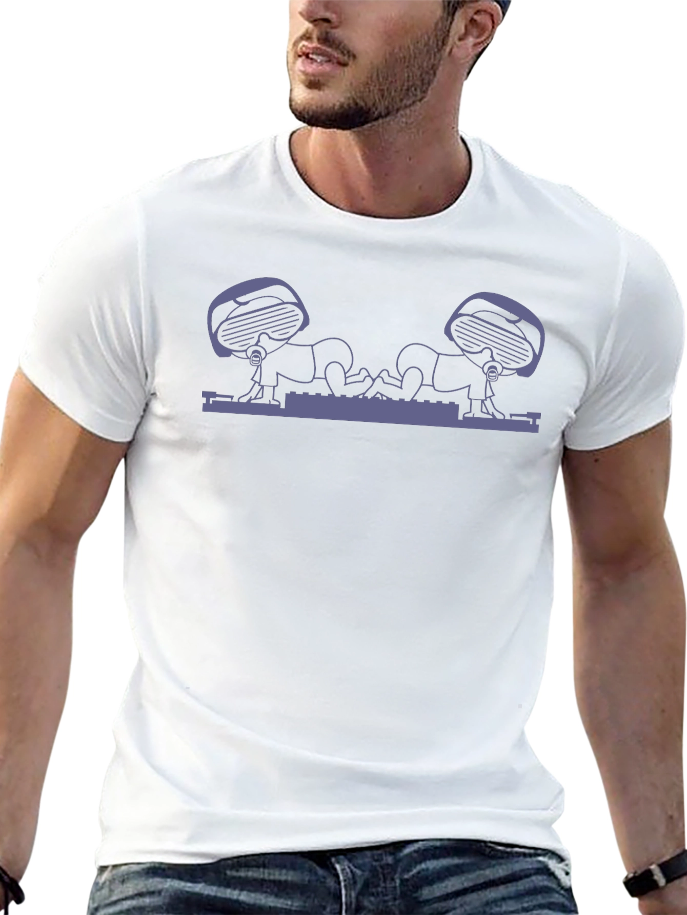 Robo-Baby Graphic Tee - Black