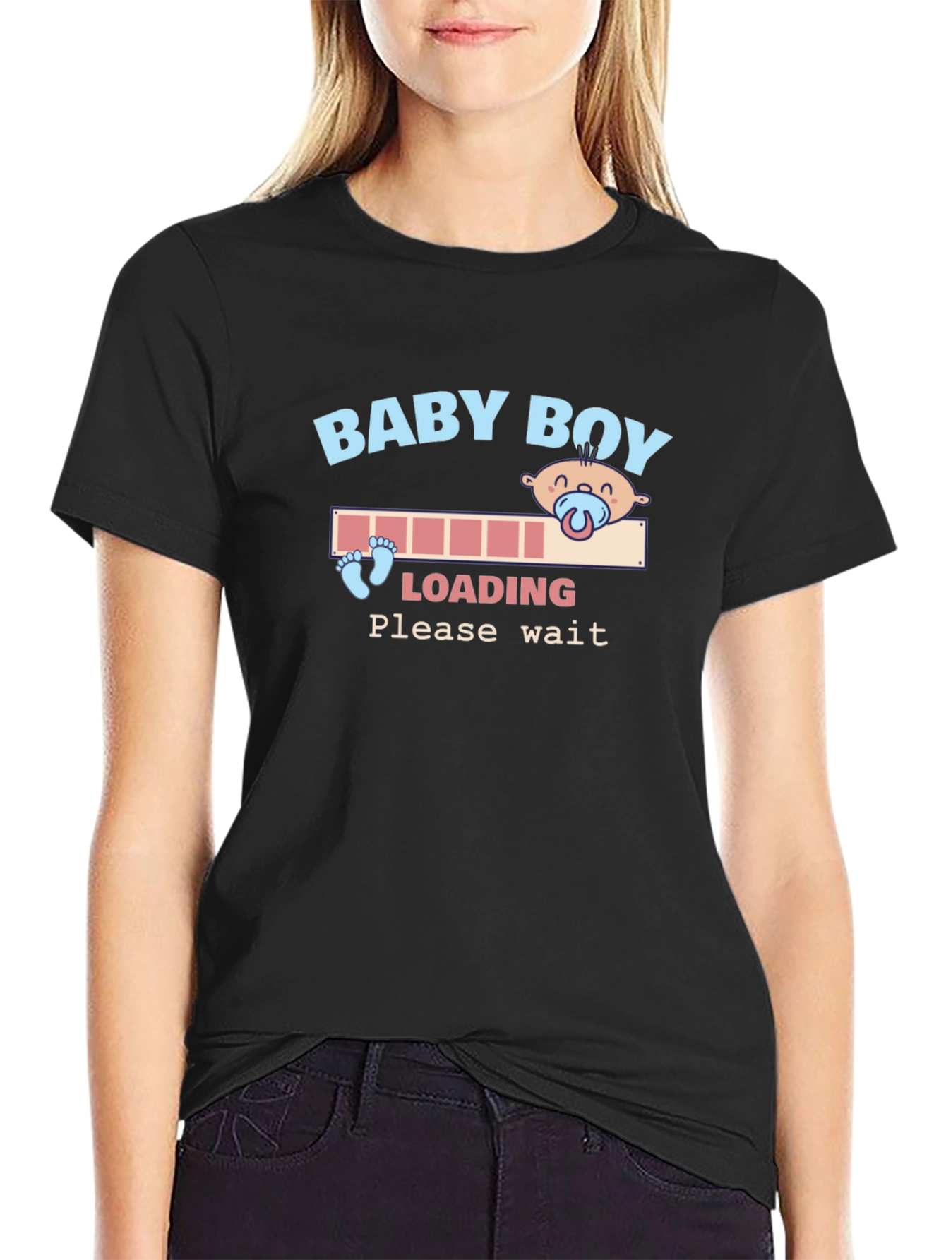 Baby Boy Loading T-Shirt - New Dad Gift