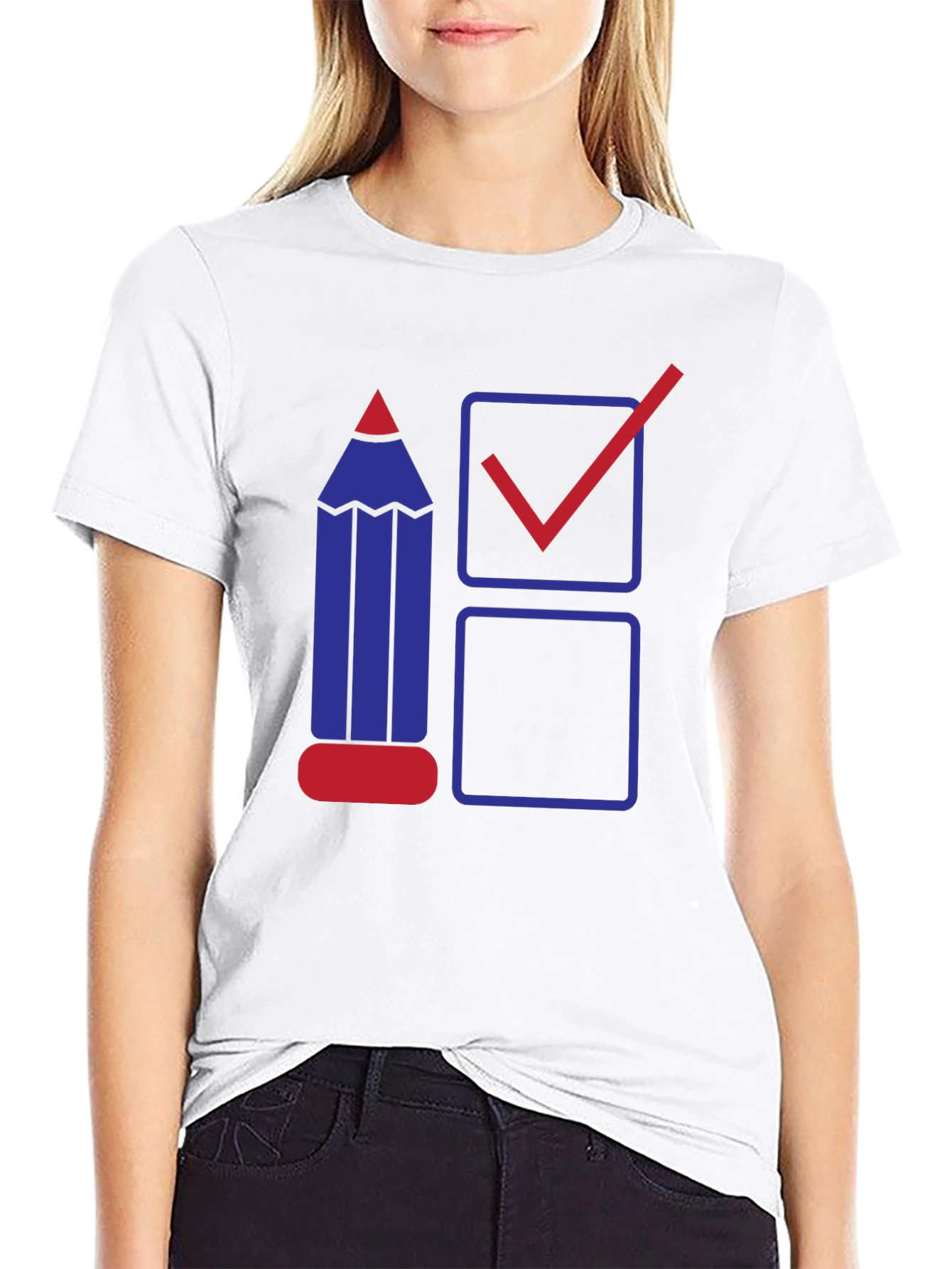 Vote with a Pencil Graphic Tee