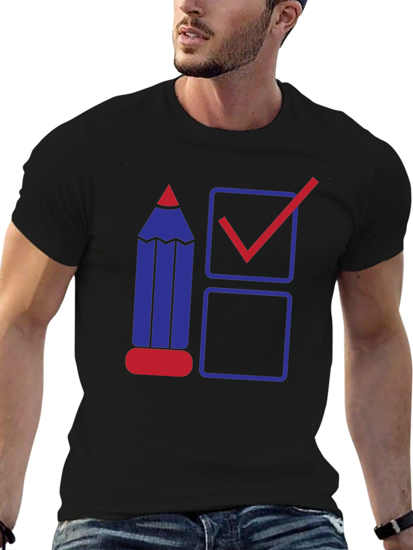 Vote with a Pencil Graphic Tee