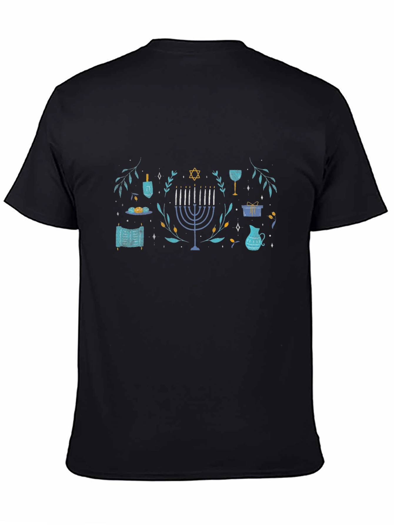 Hanukkah Celebration T-Shirt - Festive Holiday Design