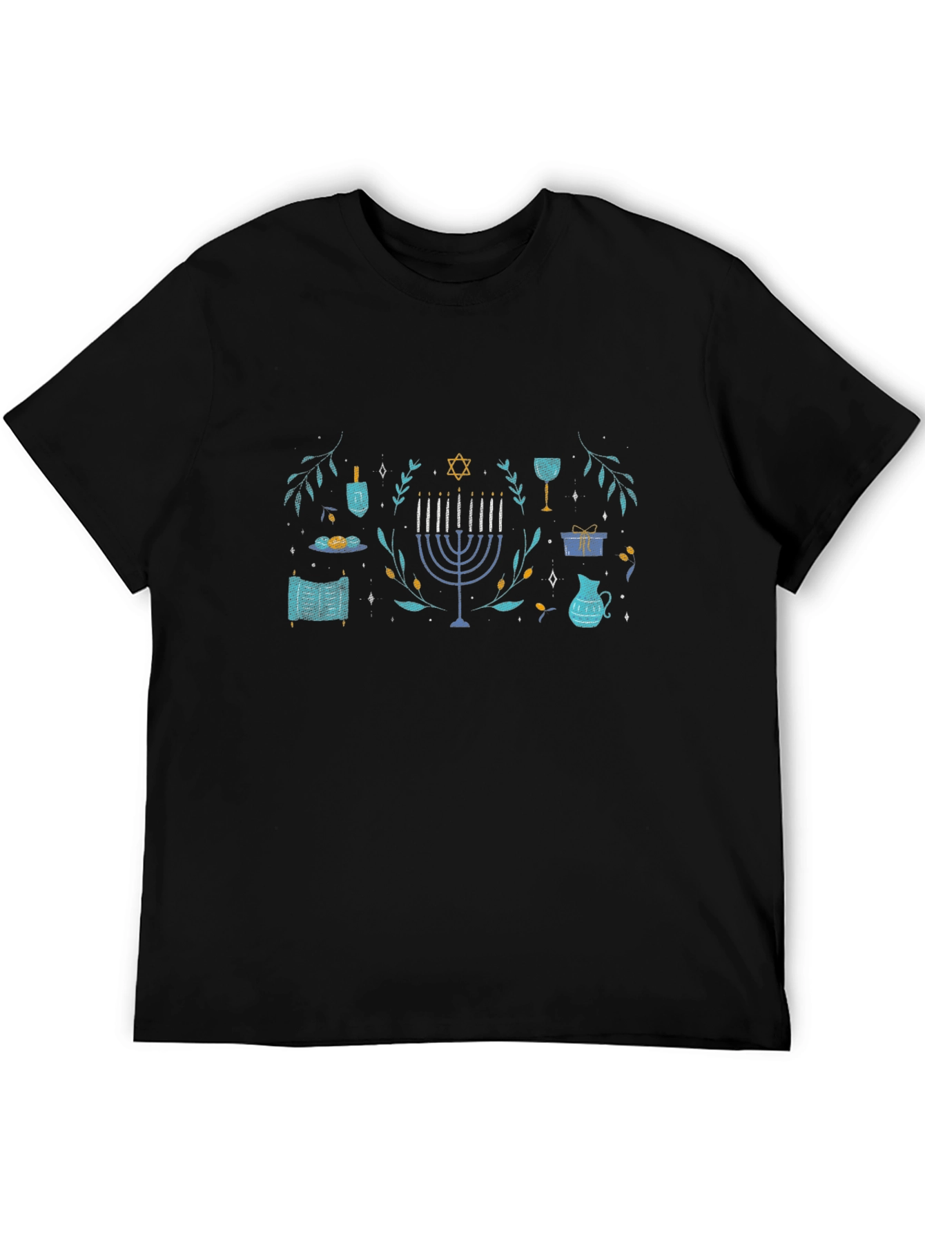 Hanukkah Celebration T-Shirt - Festive Holiday Design