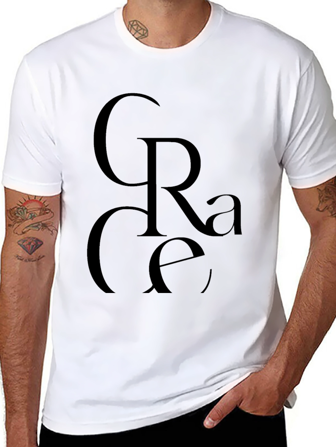 Graceful Black T-Shirt