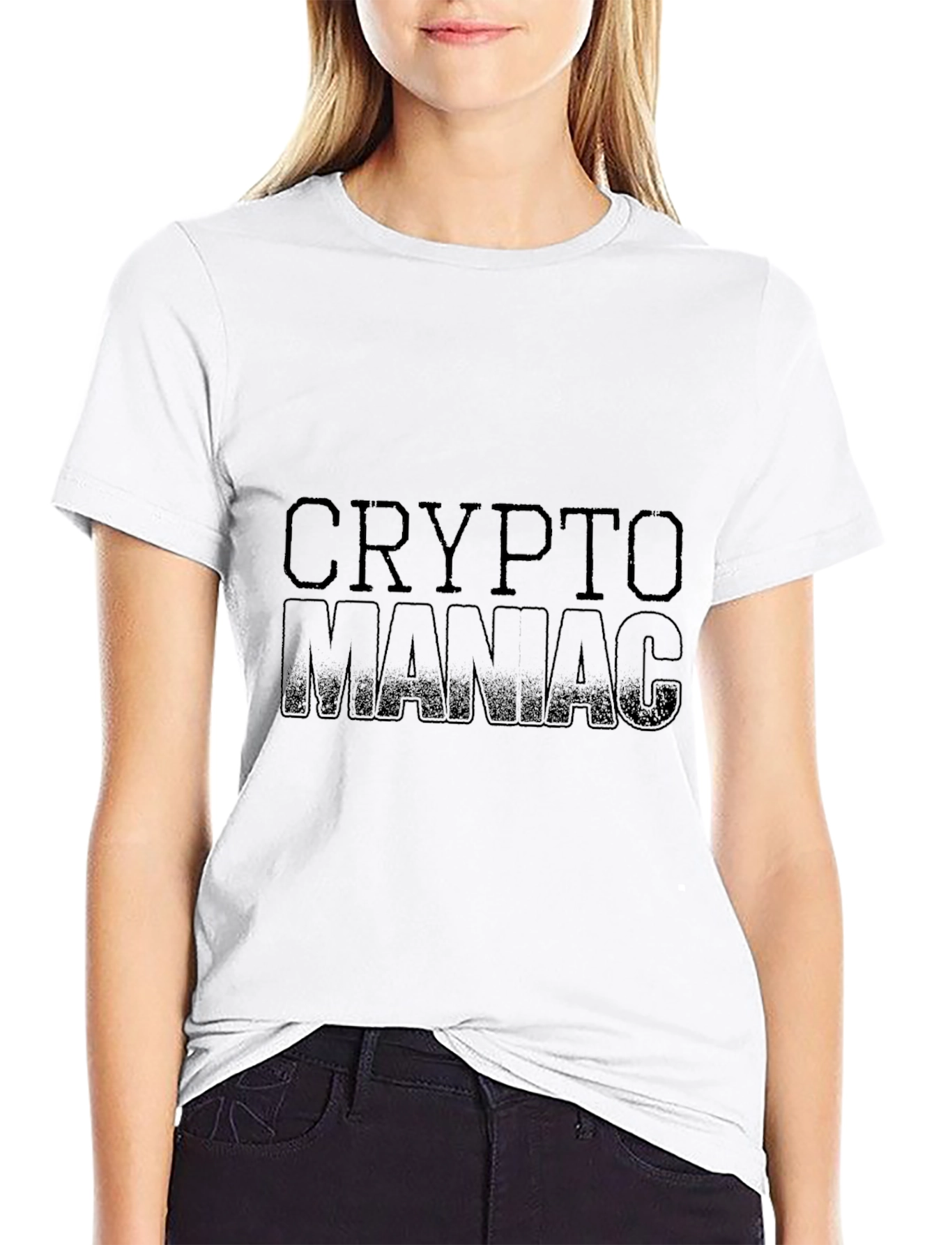 Crypto Maniac Black T-Shirt
