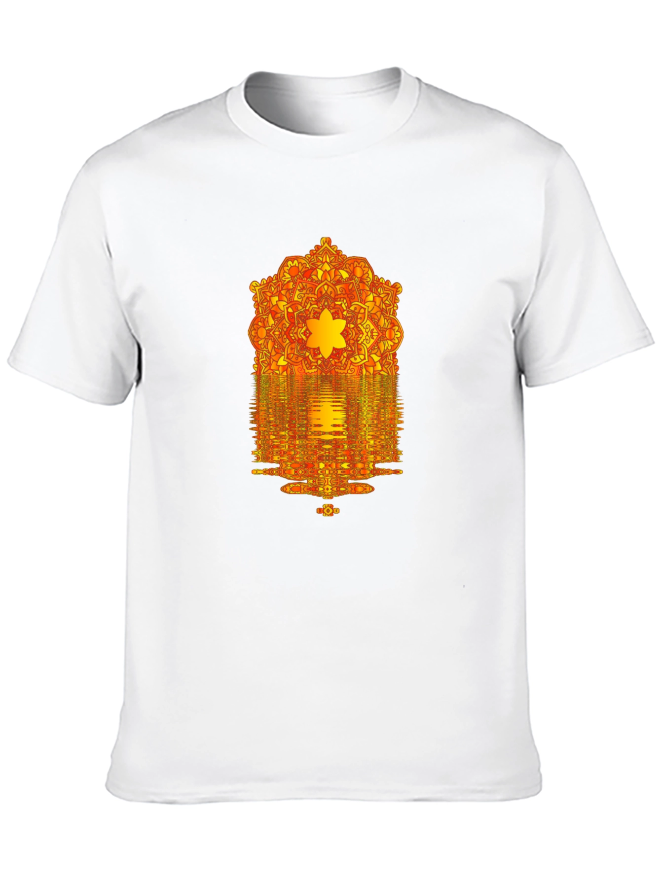 Mandala Reflection Graphic T-Shirt