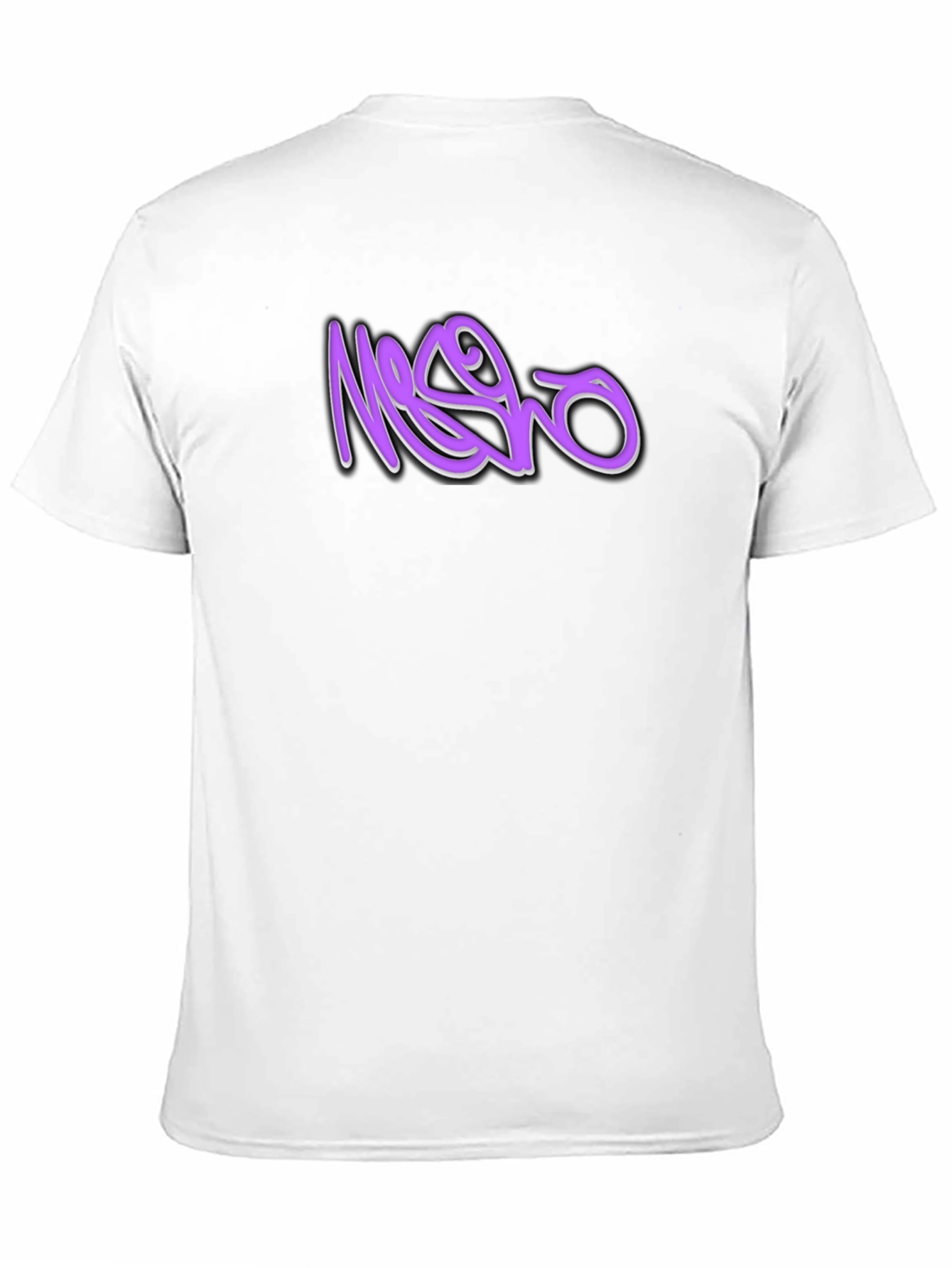 Black T-Shirt with Graffiti Style Graphic