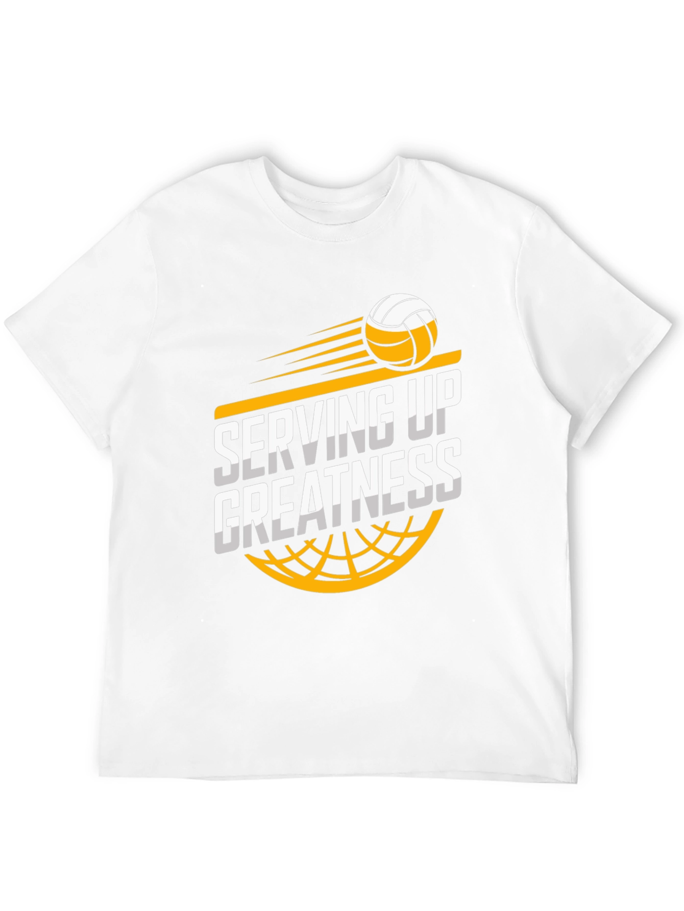 Serving Up Greatness Volleyball Graphic Tee