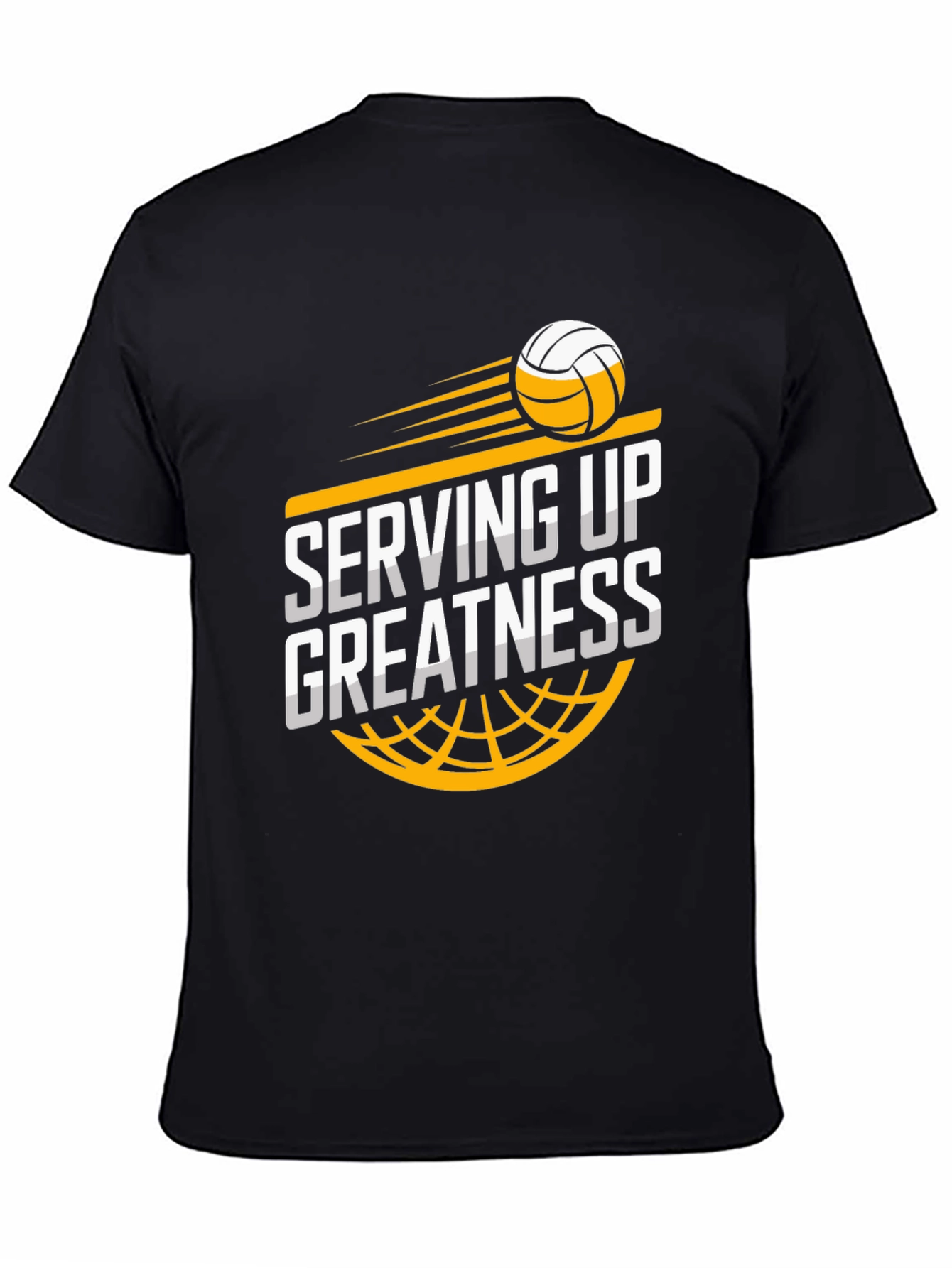 Serving Up Greatness Volleyball Graphic Tee