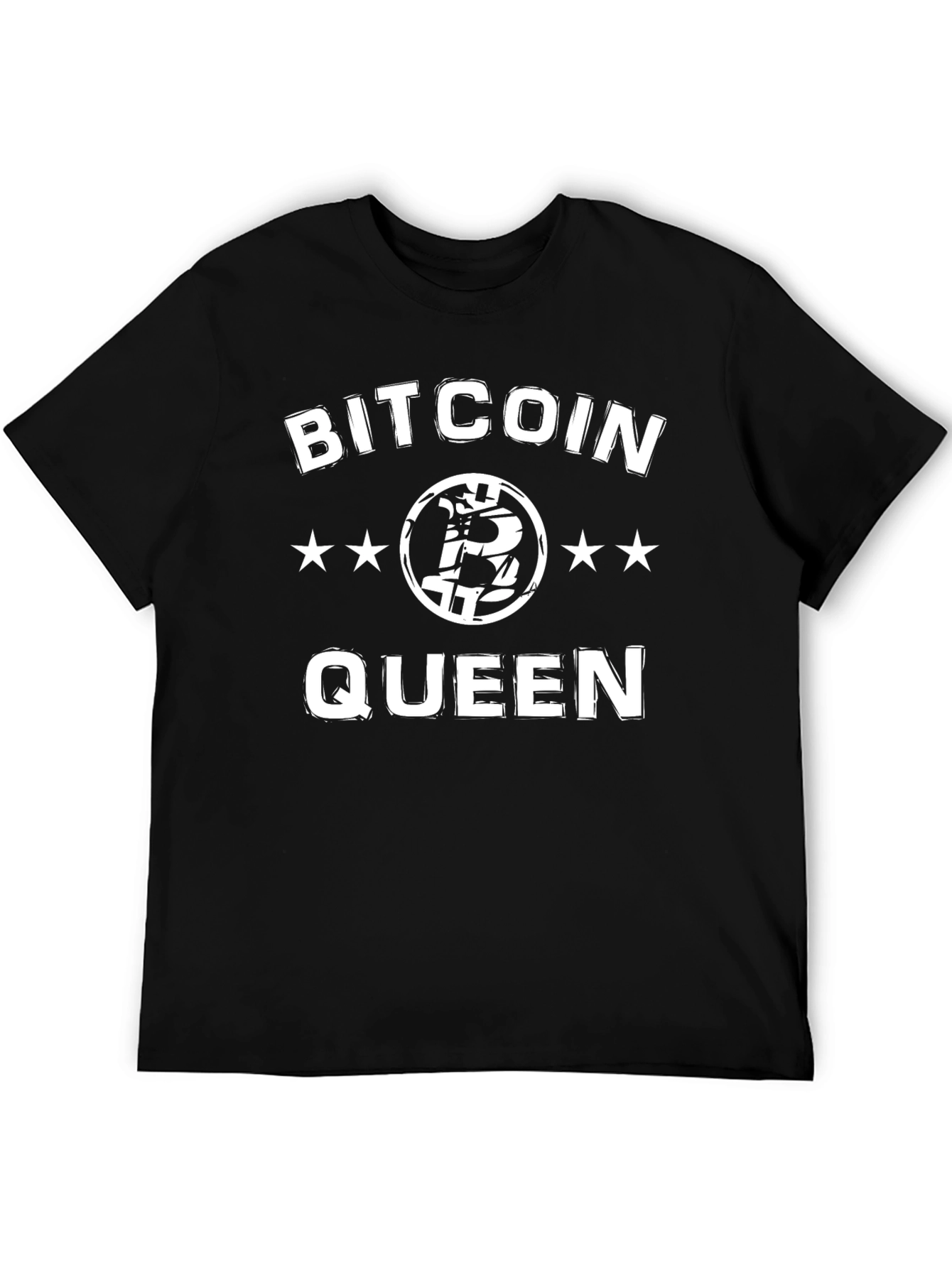 Bitcoin Queen Graphic T-Shirt - Crypto Fan Apparel