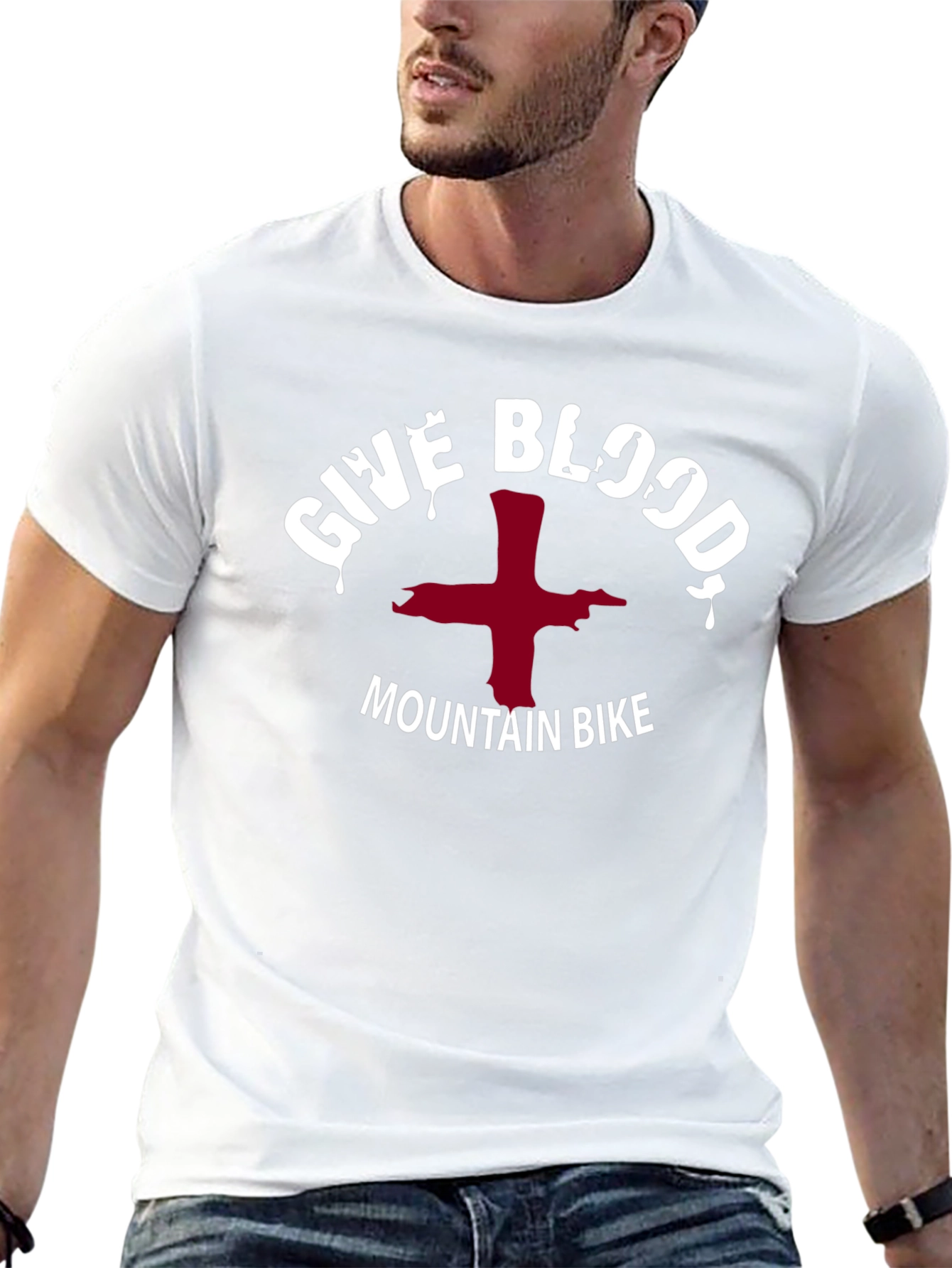 Give Blood Mountain Bike T-Shirt