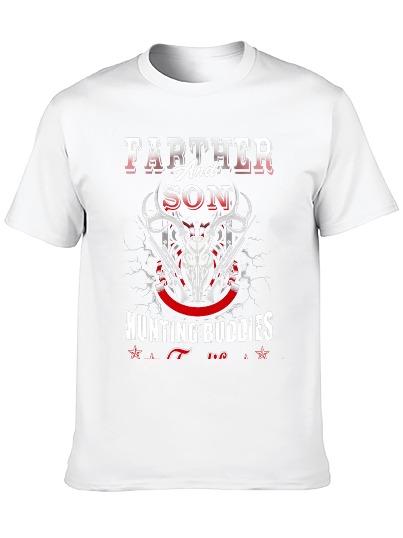 Father and Son Hunting Buddies Graphic Tee