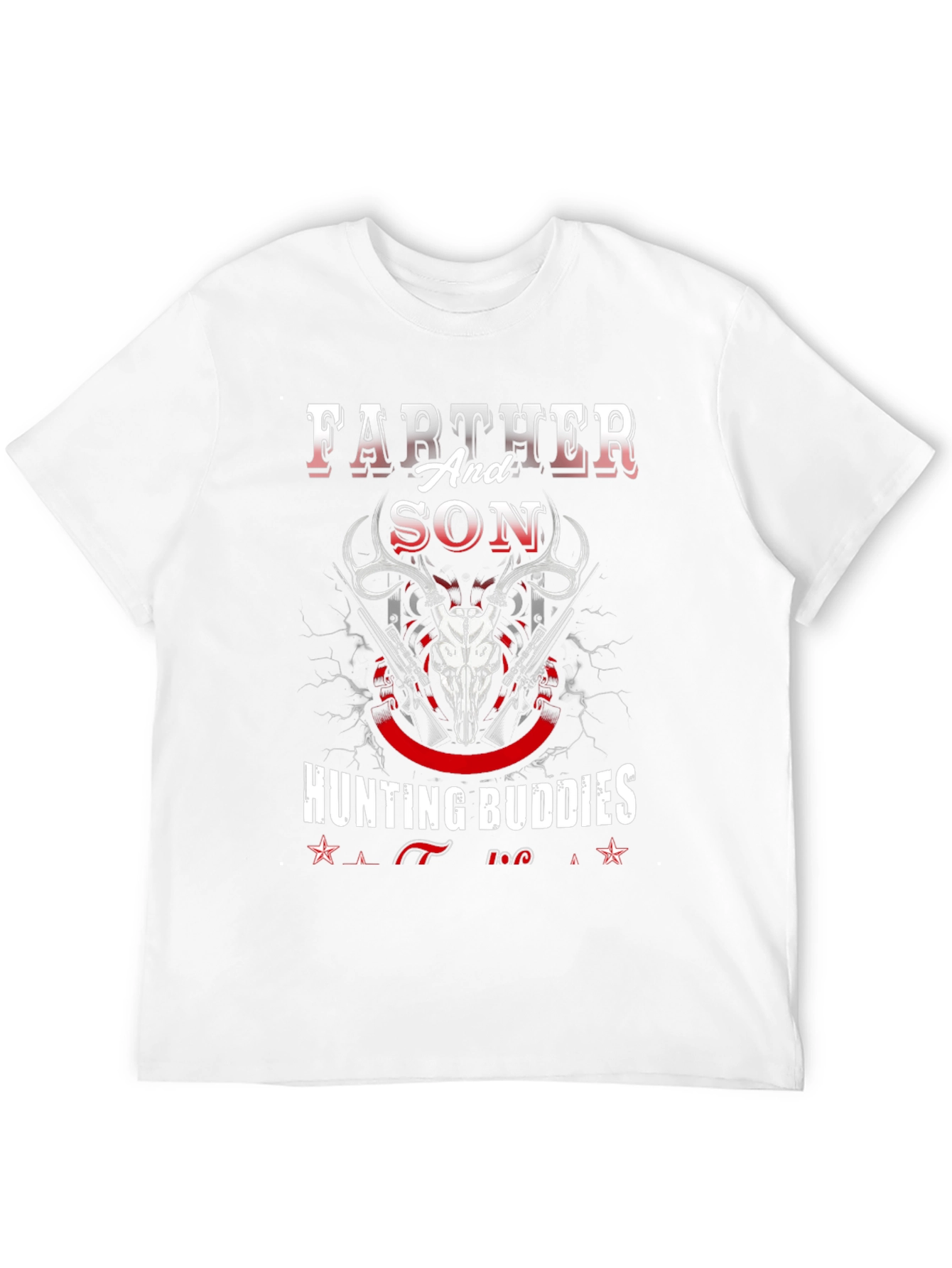 Father and Son Hunting Buddies Graphic Tee