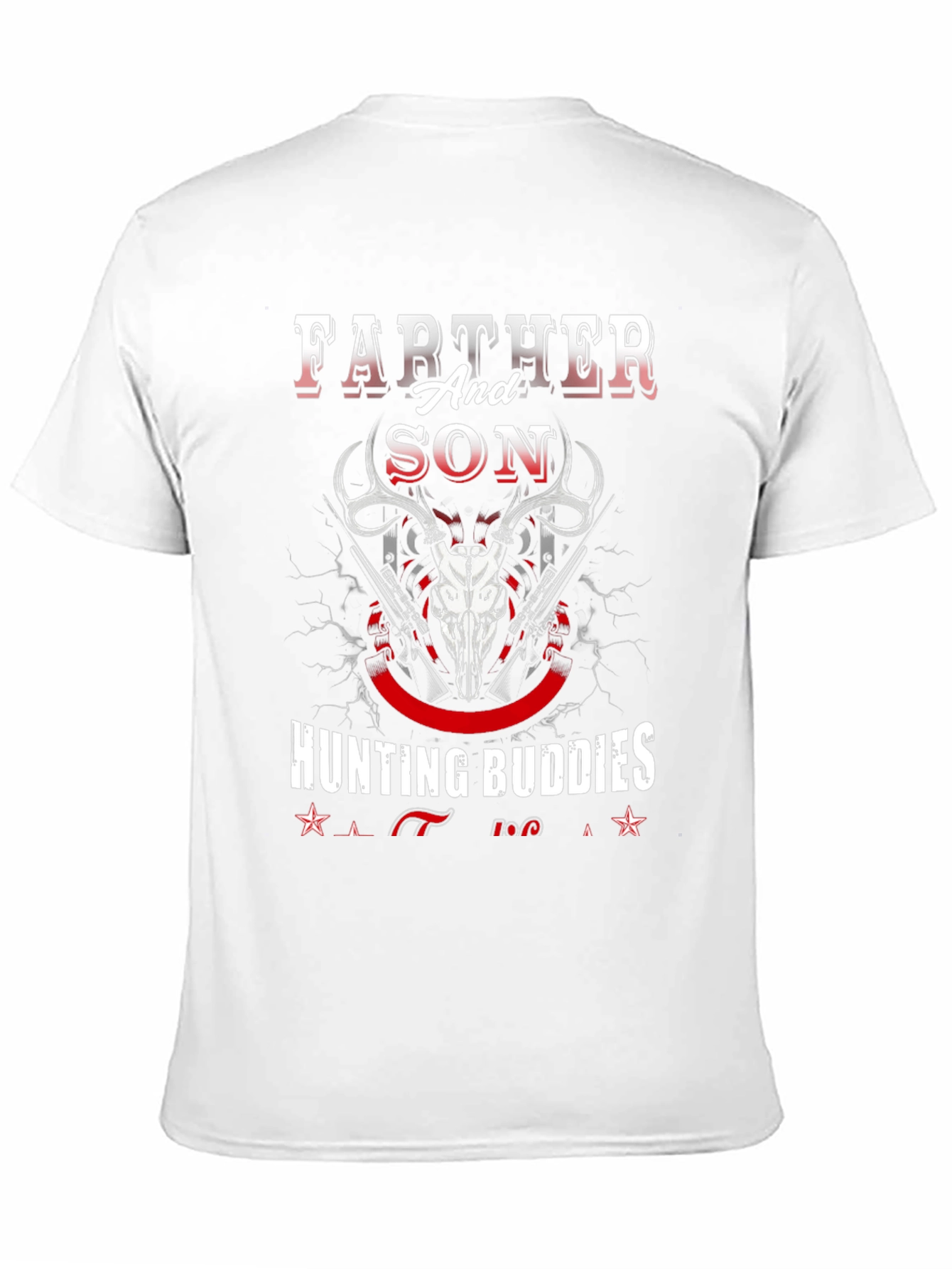 Father and Son Hunting Buddies Graphic Tee