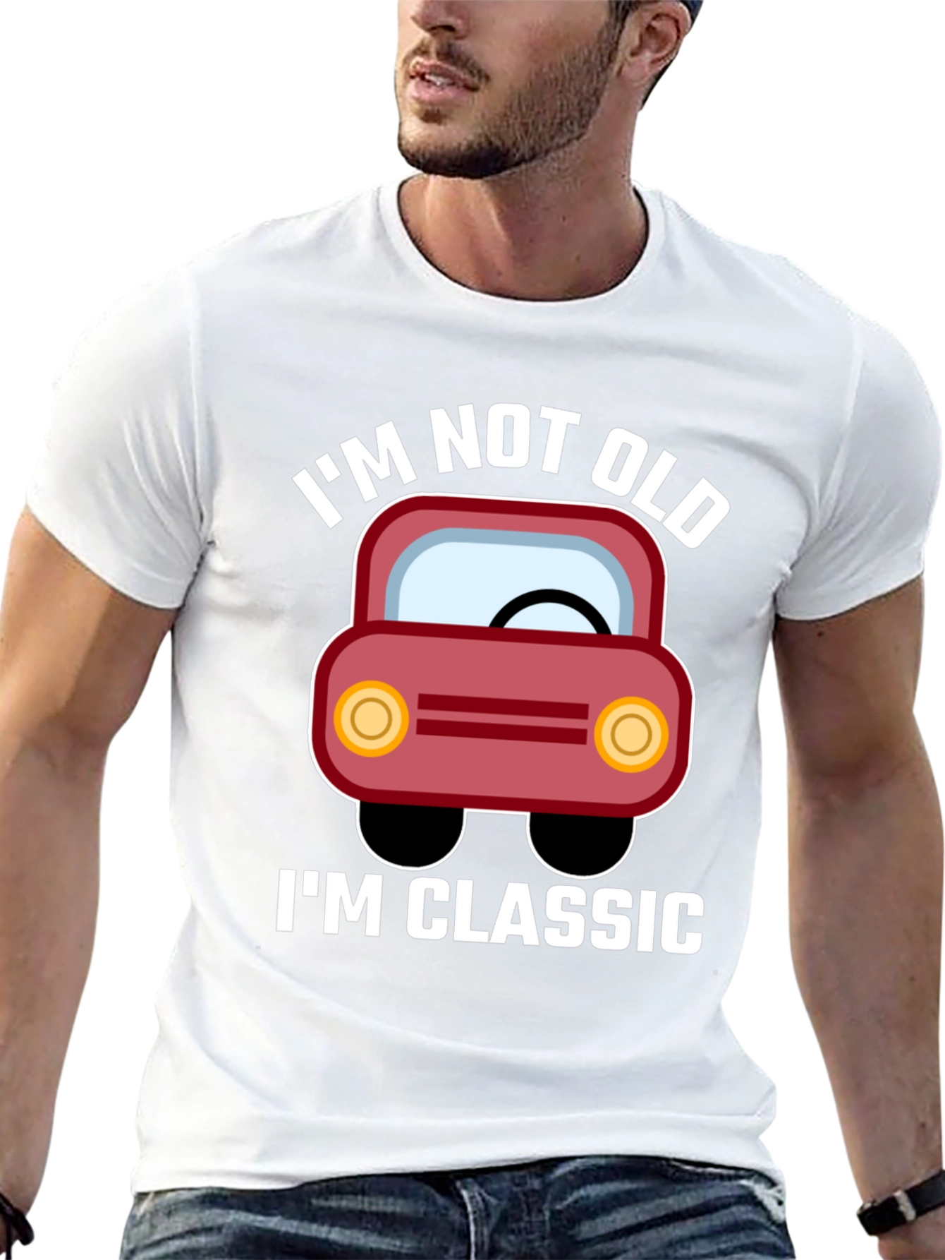 Im Not Old Im Classic Car Graphic Tee