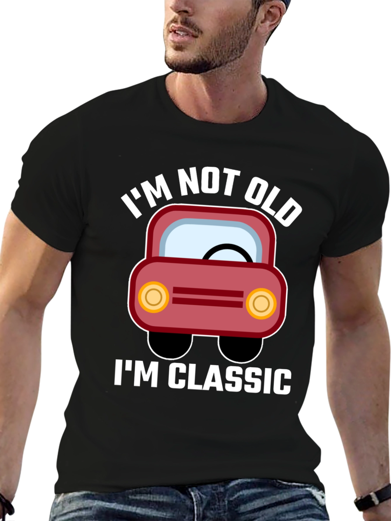 Im Not Old Im Classic Car Graphic Tee
