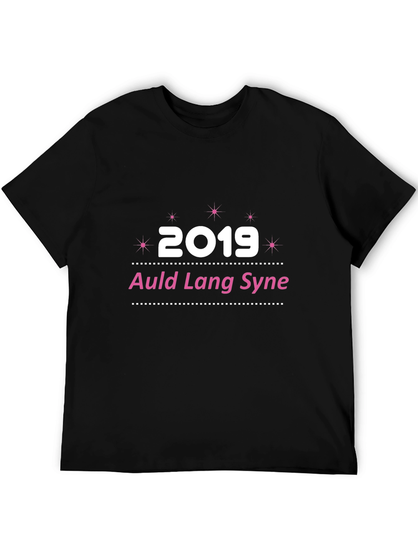 New Years Eve 2019 Auld Lang Syne Black T-Shirt