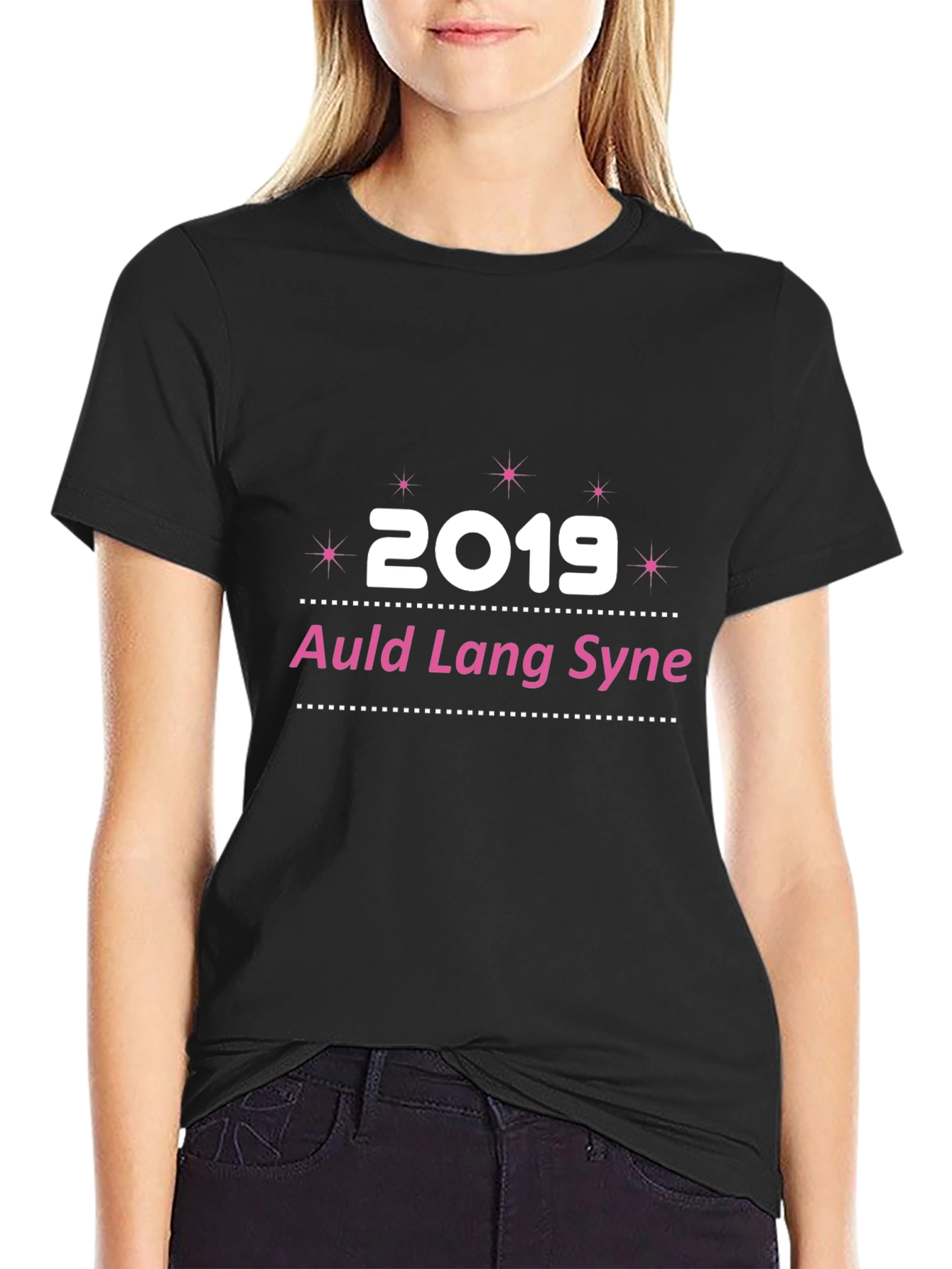 New Years Eve 2019 Auld Lang Syne Black T-Shirt