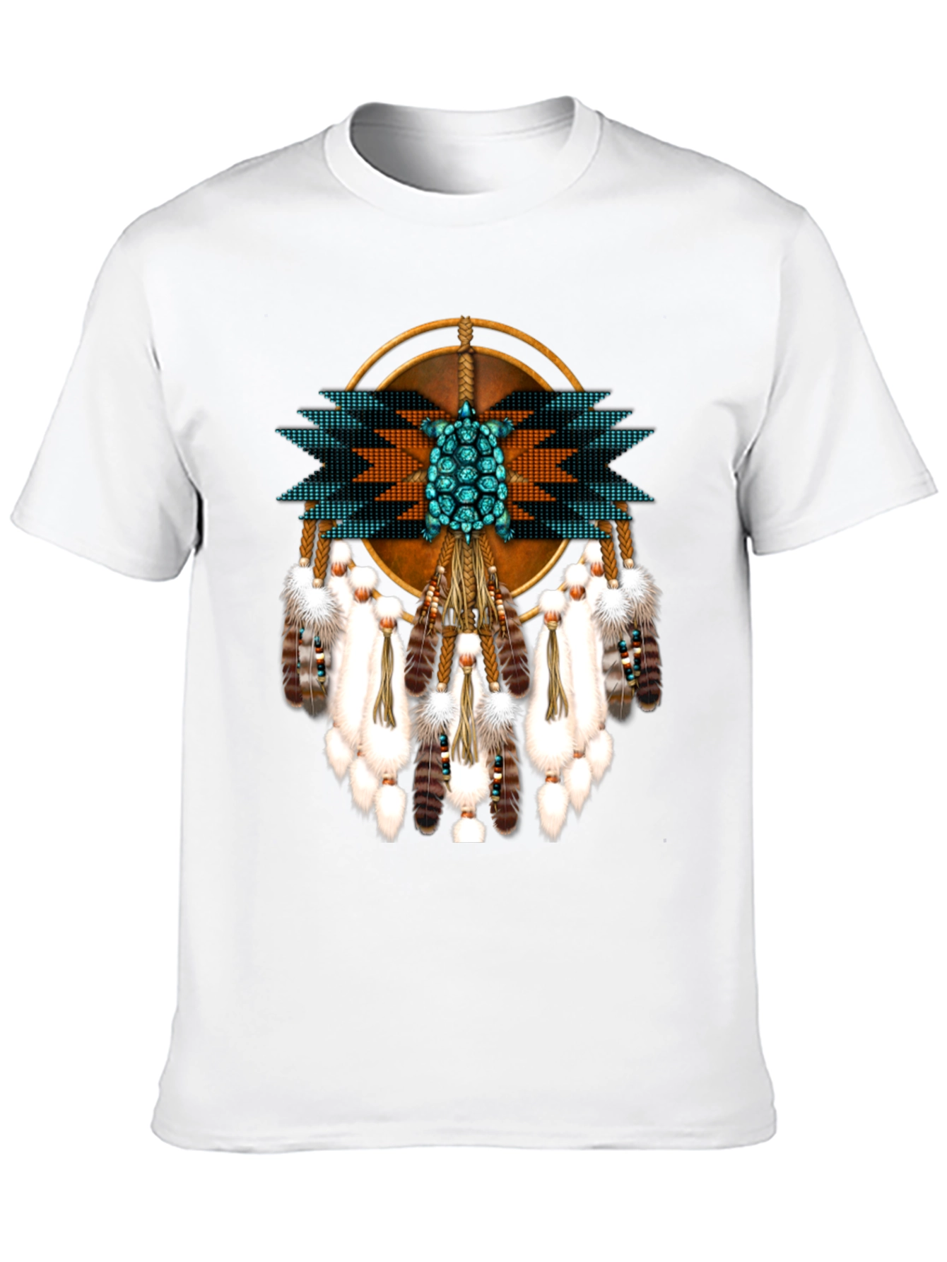 Native American Turtle Dreamcatcher Graphic Tee
