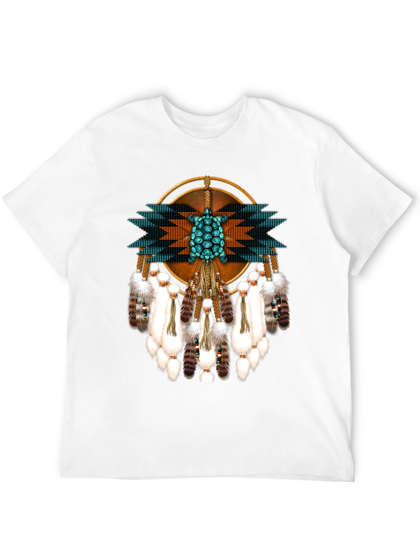 Native American Turtle Dreamcatcher Graphic Tee