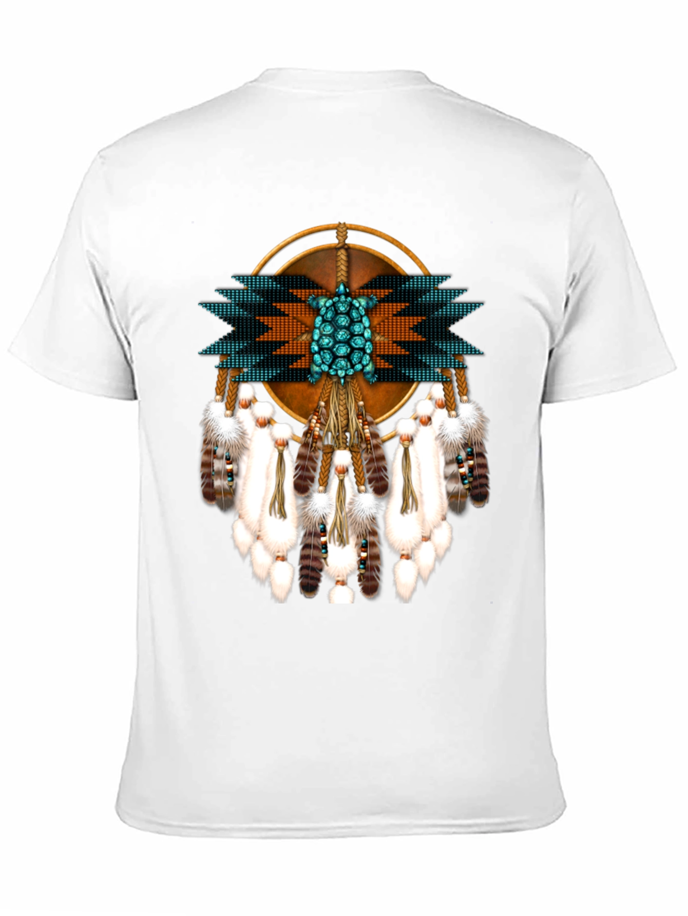 Native American Turtle Dreamcatcher Graphic Tee